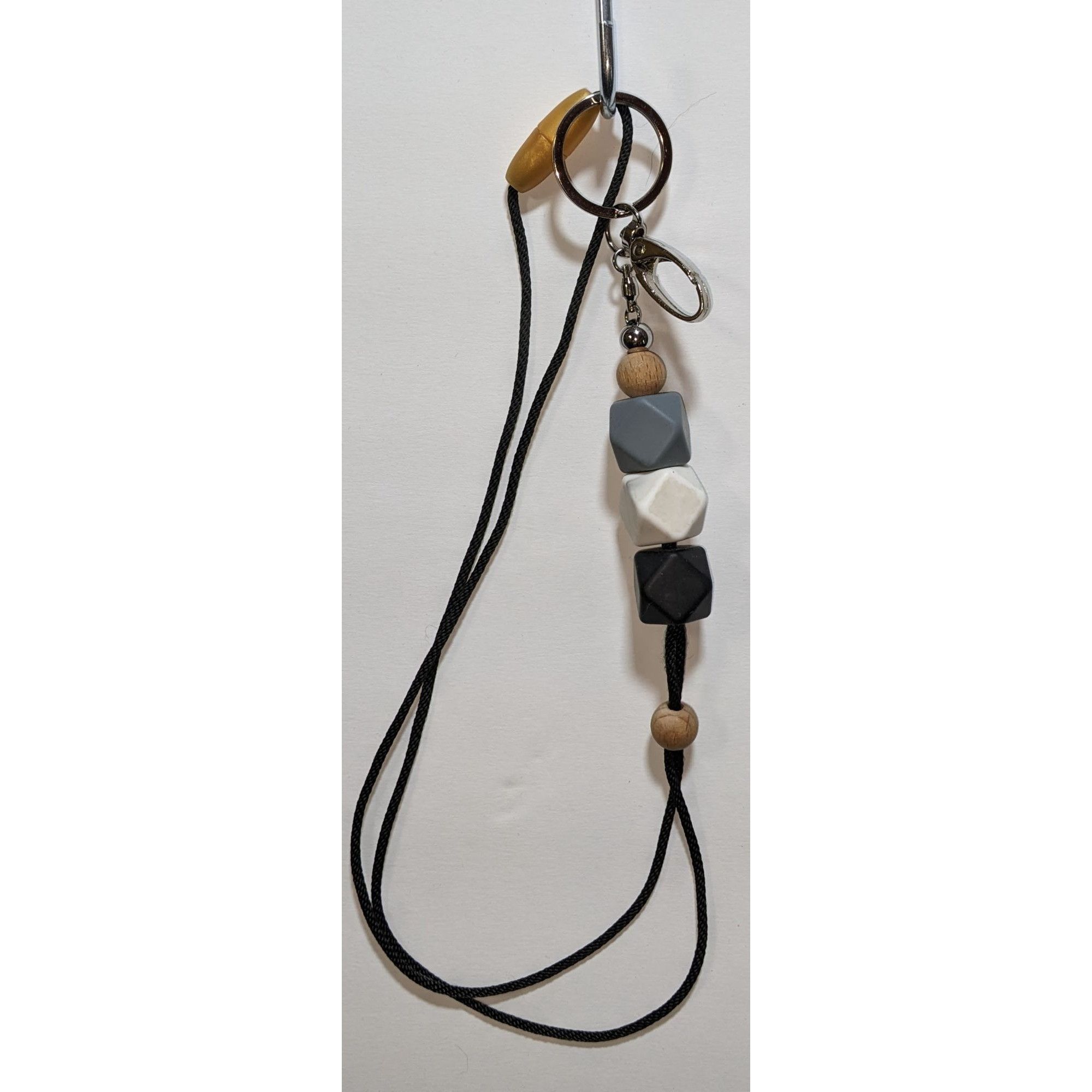 Other Silicone Bead Fidget Lanyard With Black Cord Size ONE SIZE - 1 Thumbnail