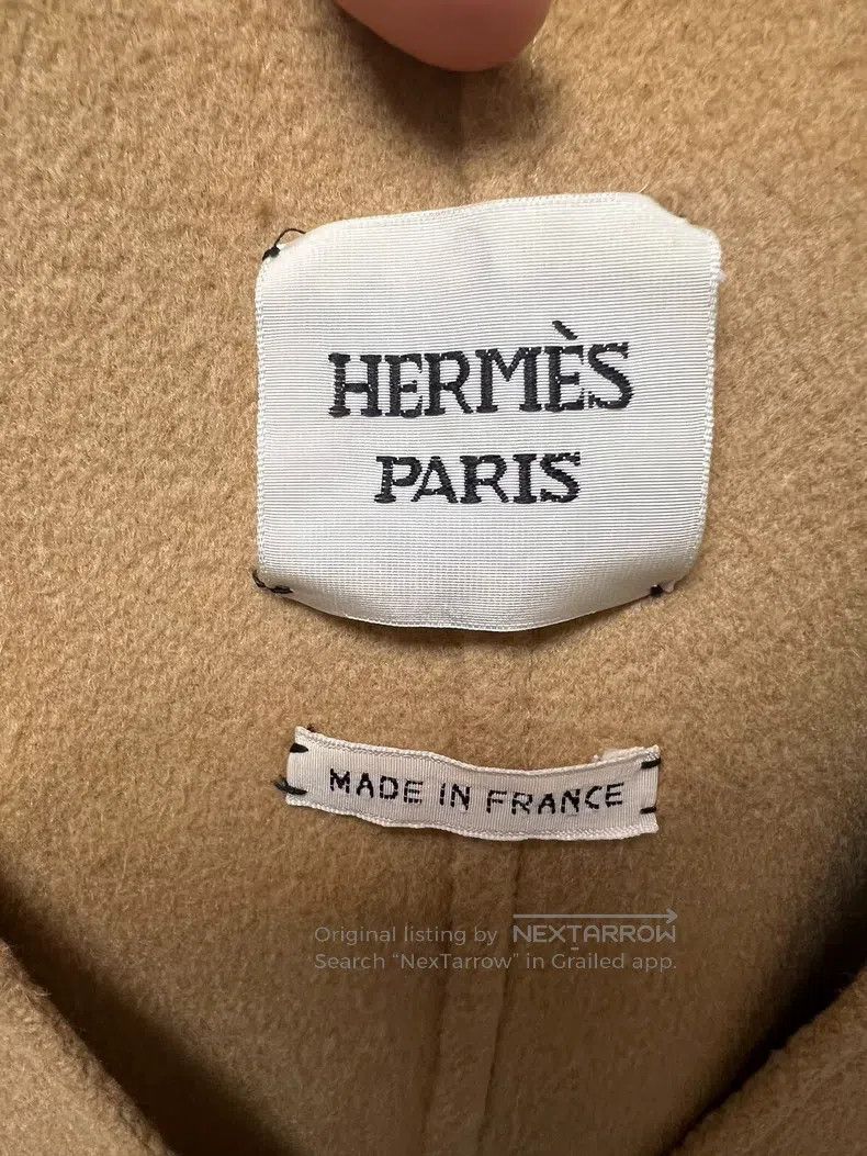 Hermes Hermes Camel Double-faced Wool Coat Size S / US 4 / IT 40 - 6 Thumbnail