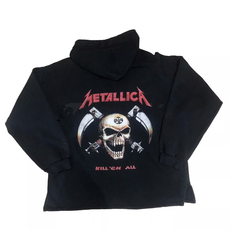 Band Tees × Metallica × Vintage Vintage 1998 Metallica Kill ‘Em All Kulak Design Hoodie Size US L / EU 52-54 / 3 - 2 Thumbnail