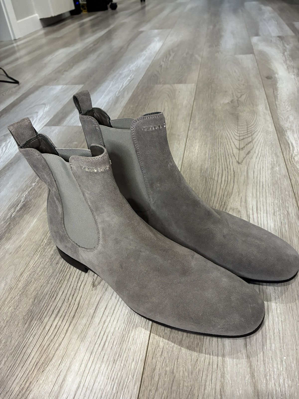 Philipp Plein Philipp Plein Chelsea Grey Boots Low Flat Size US 10 / EU 43 - 1 Thumbnail