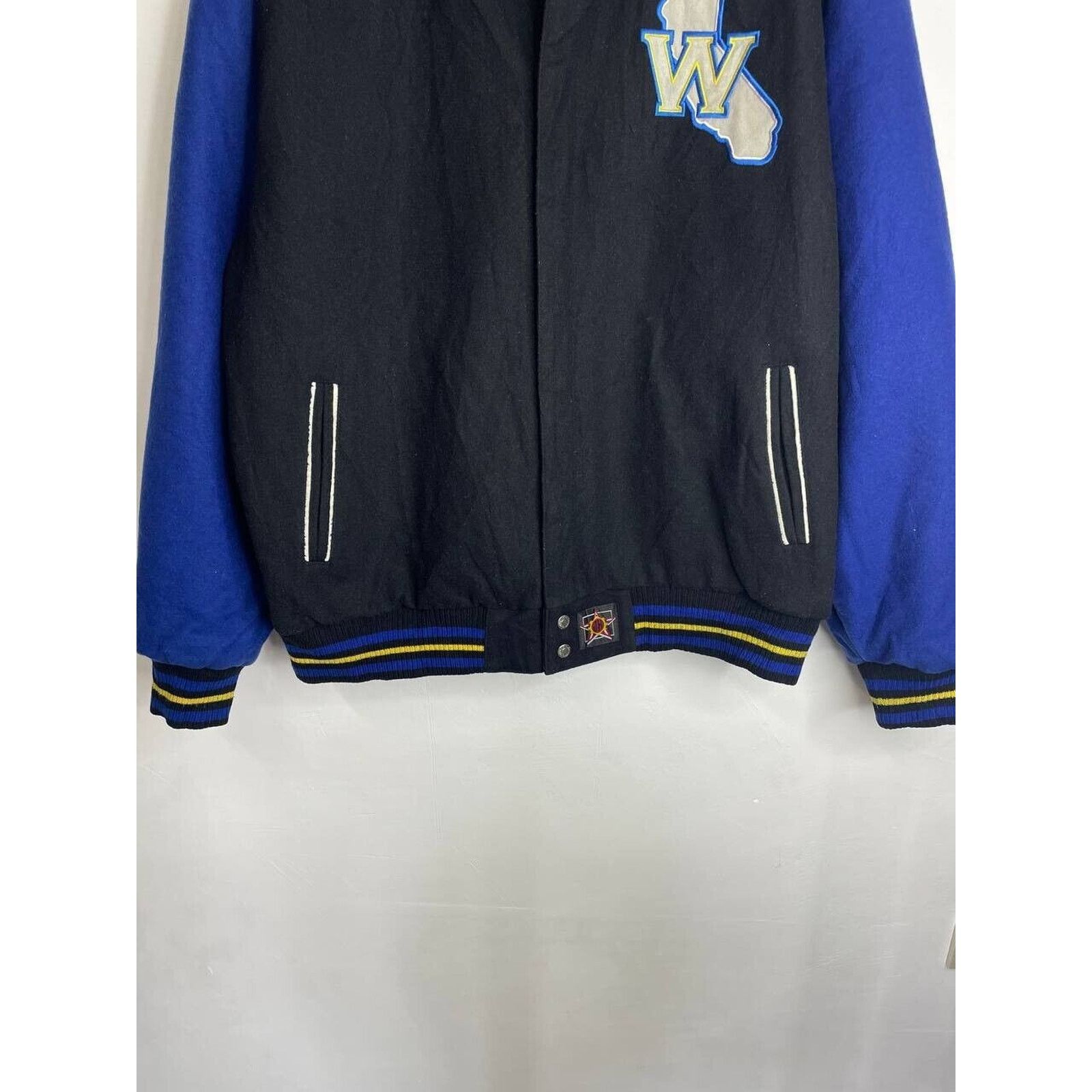 NBA × Vintage Vintage Golden State Warriors Varsity Jacket 2XL NBA Bomber Size US XXL / EU 58 / 5 - 4 Thumbnail