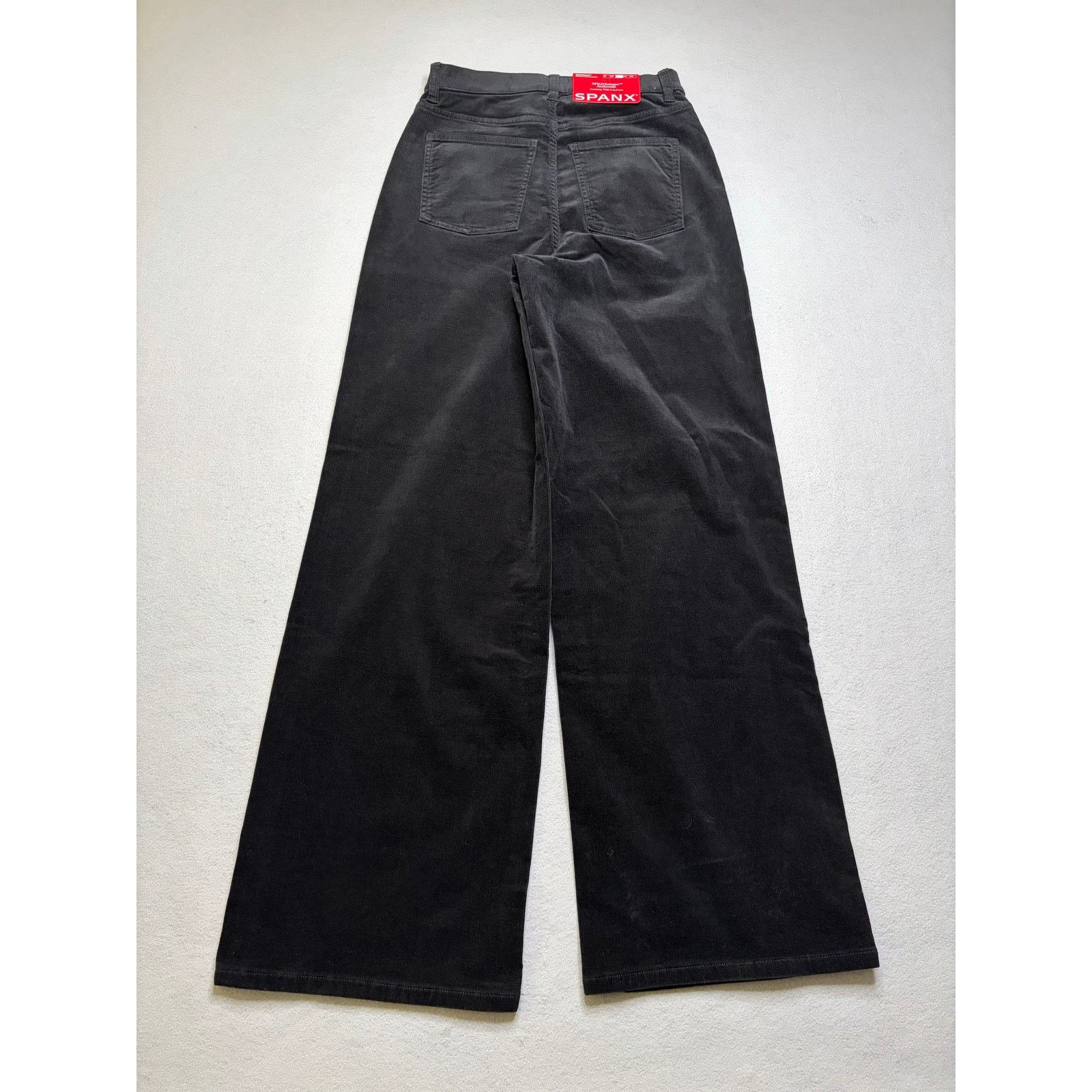 Spanx SPANX Black Corduroy Wide Leg Pants Women’s Size S Size 27" / US 4 / IT 40 - 3 Thumbnail
