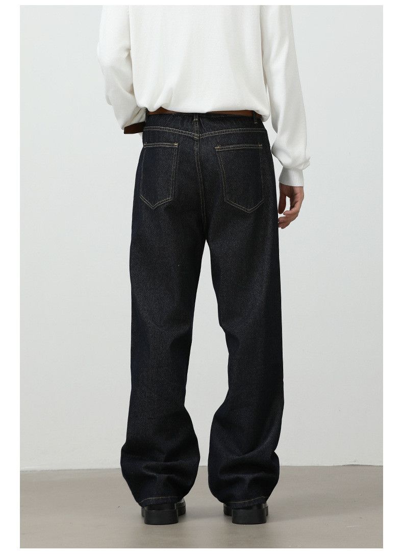 Japanese Brand American retro men's loose casual straight wide-leg jeans Size US 32 / EU 48 - 5 Thumbnail