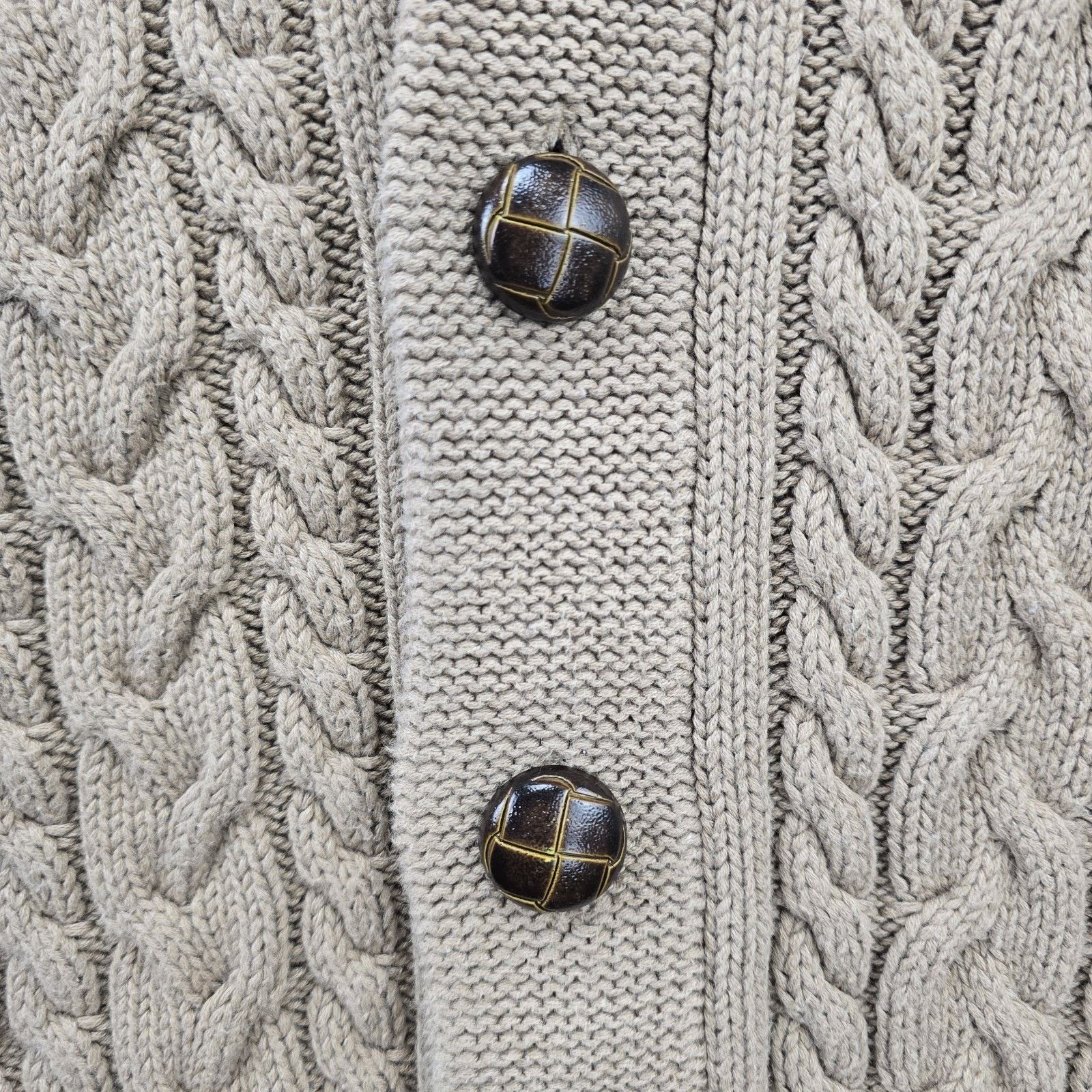 Daniel Hechter Daniel Hechter Shawl Cardigan Small Fair Isle Cable Knit Size US S / EU 44-46 / 1 - 4 Thumbnail