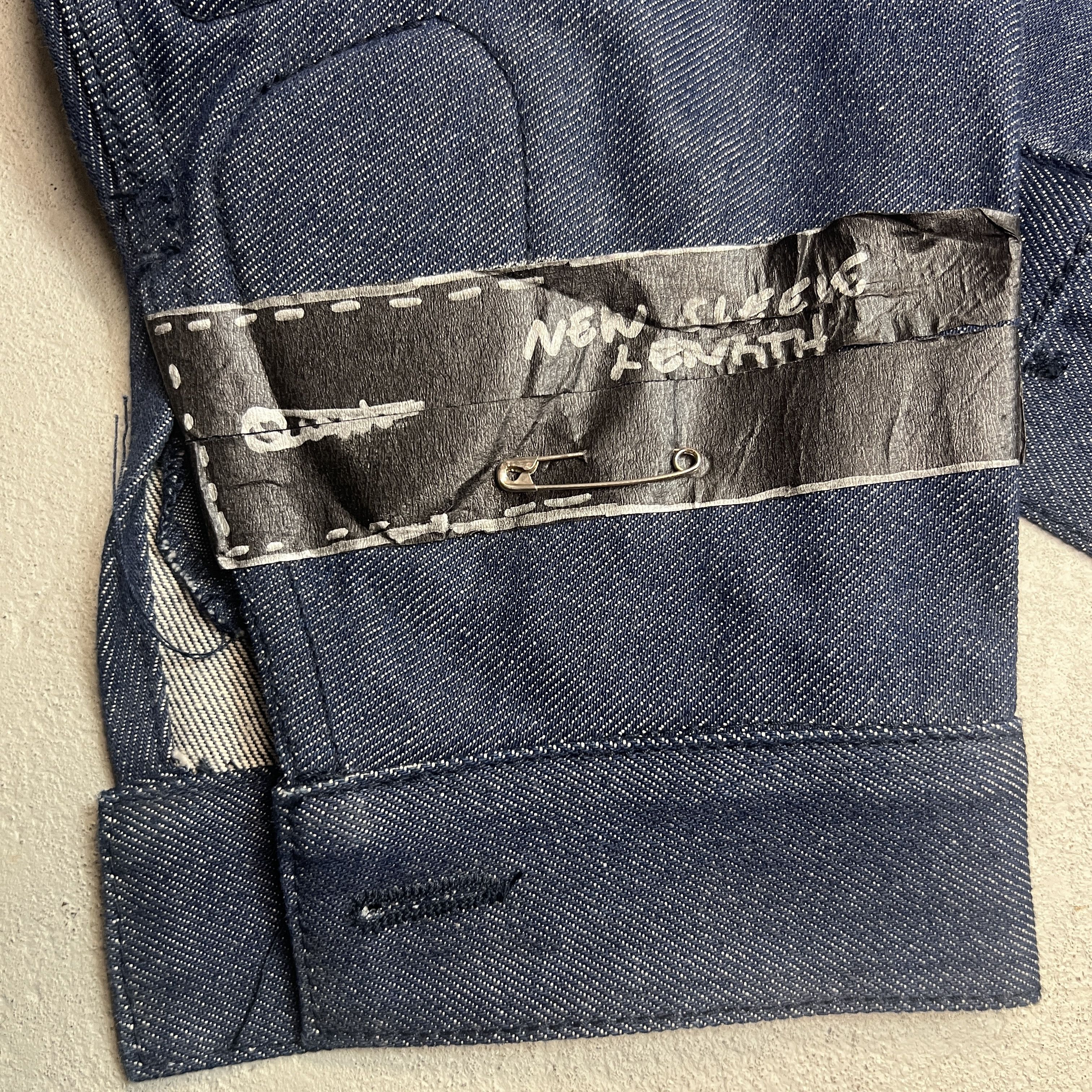 Gap × Kanye West × Yeezy Yeezy Gap Kanye West Raw Denim Jacket Pattern Sample 1 of 1 Size US L / EU 52-54 / 3 - 6 Thumbnail