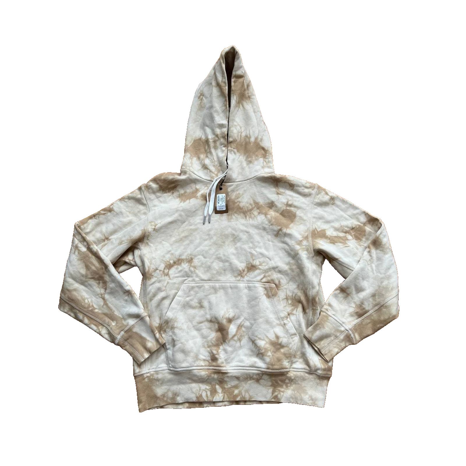 Rag & Bone Rag & Bone Men's Terry Tie Dye Popover Beige Medium A003142 Size US M / EU 48-50 / 2 - 2 Thumbnail