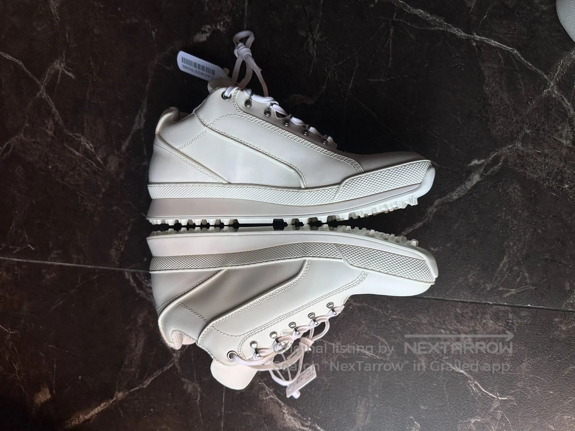 Saint Laurent Paris Saint Laurent Men's White Leather Low. Size US 9 / EU 42 - 3 Thumbnail