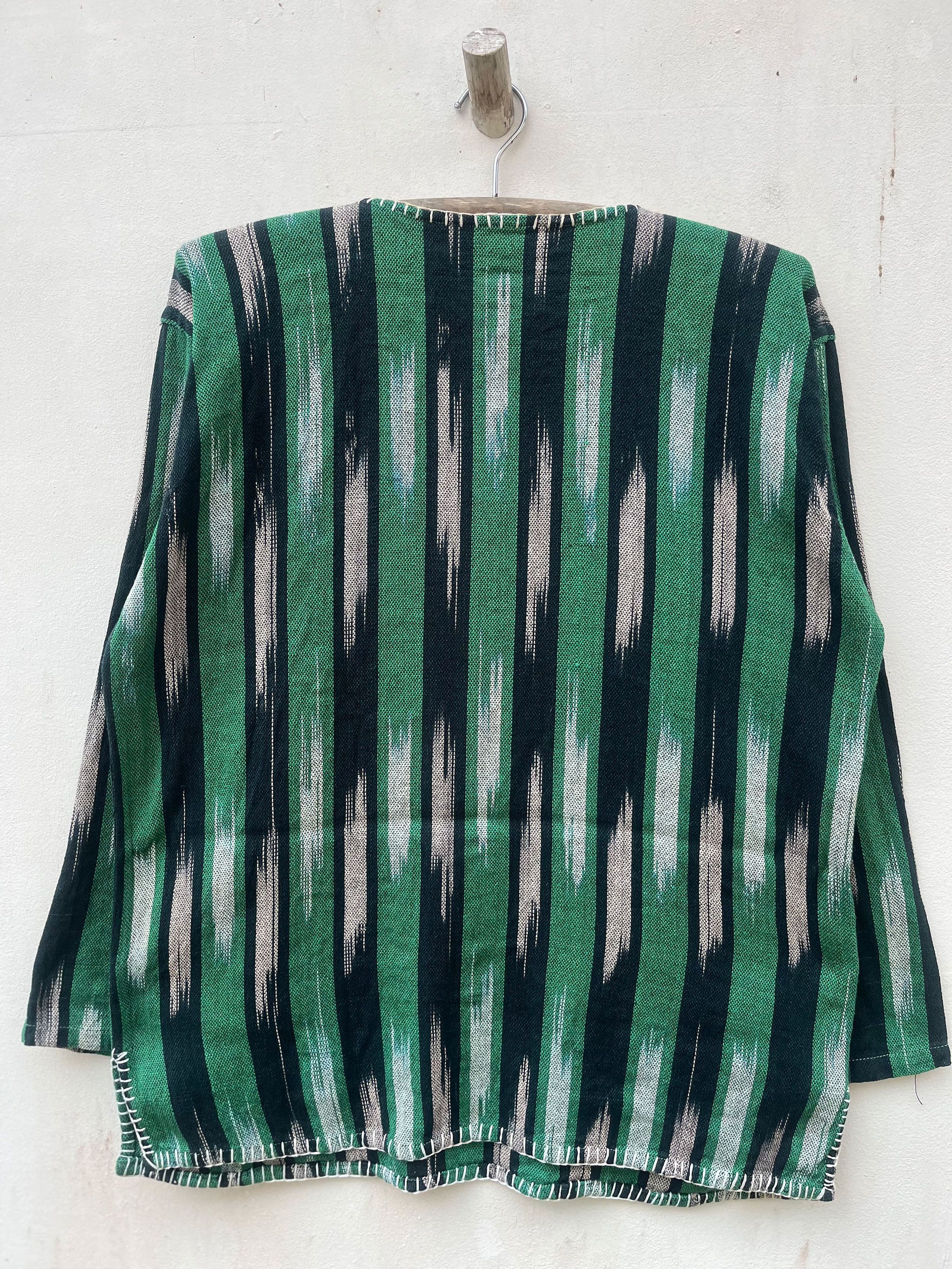 Handmade Heritage Traditional Knitted Crocheted American Native Tunic Size US L / EU 52-54 / 3 - 4 Thumbnail