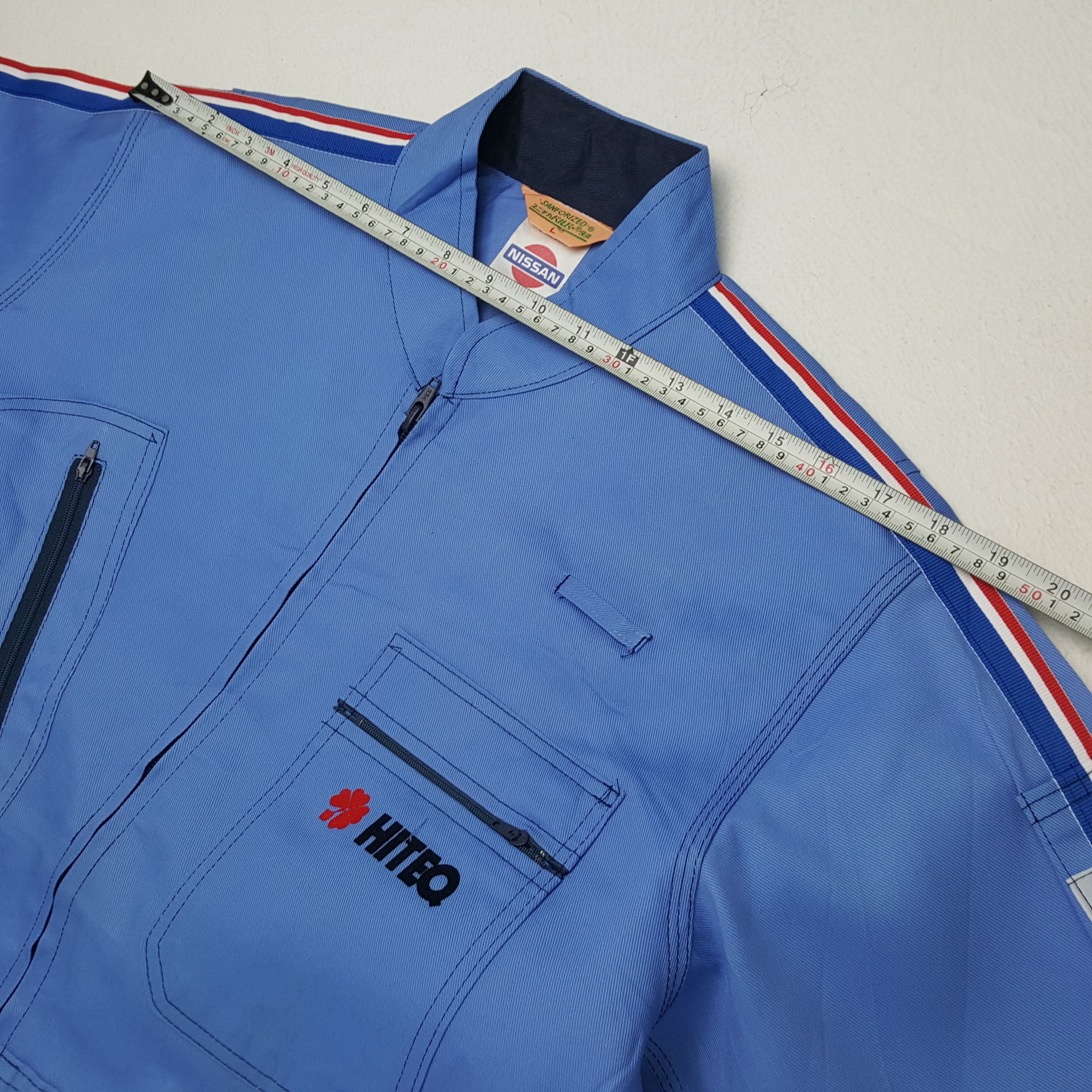 Japanese Brand × Vintage Vintage NISSAN Japanese Racing Team Coverall Jacket Size US L / EU 52-54 / 3 - 9 Thumbnail