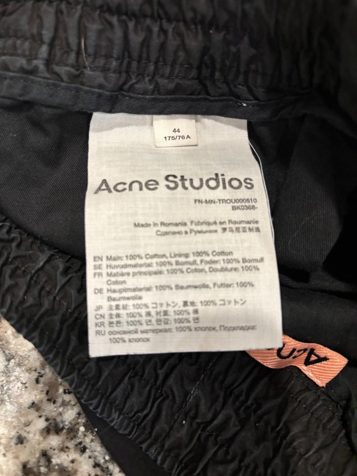 Acne Studios Womens Acne Studios sz S black active pants#219 Size 28" / US 6 / IT 42 - 4 Thumbnail