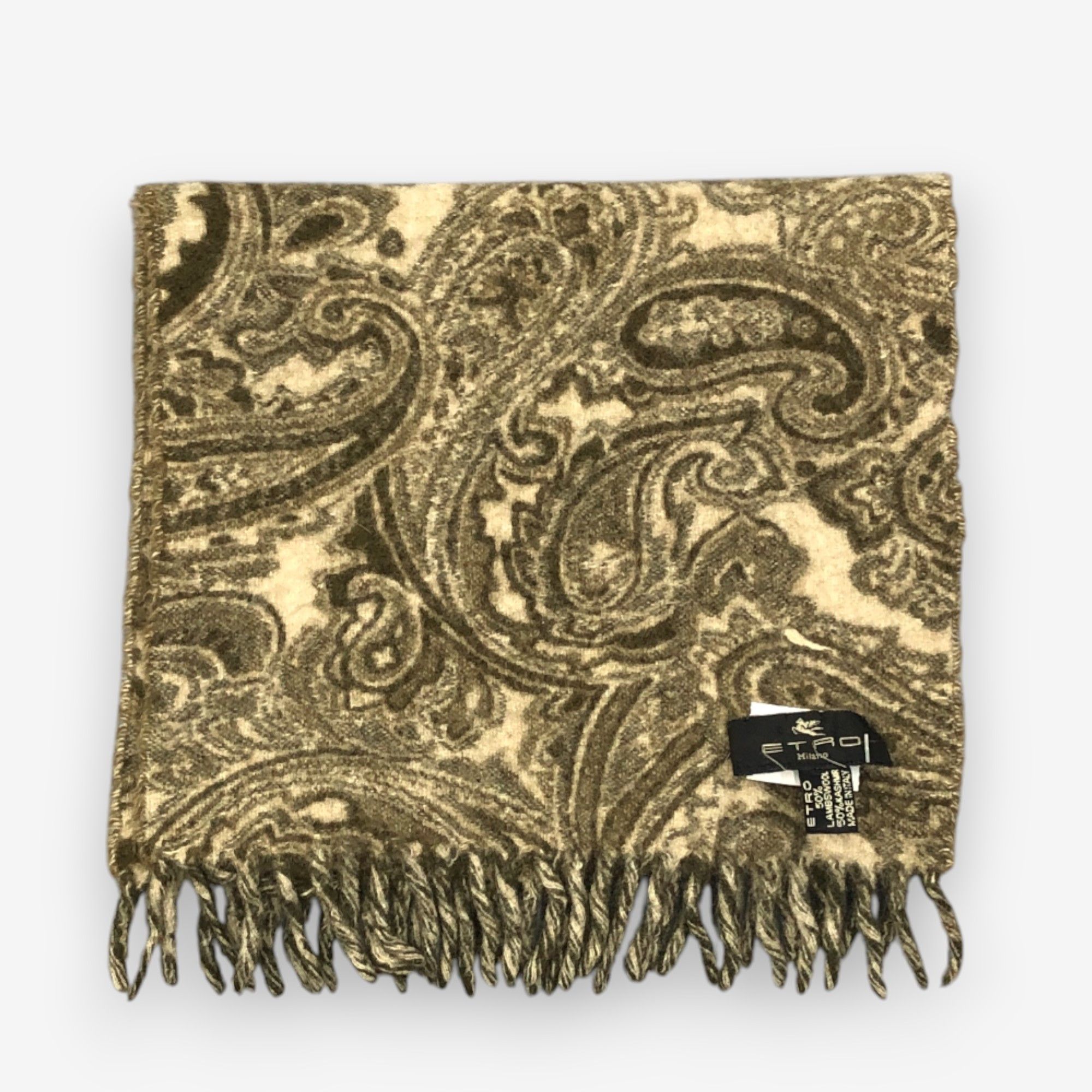 Etro Vintage Etro Scarf Muffler Wool Paisley Scarves - FP80296 Size ONE SIZE - 3 Thumbnail