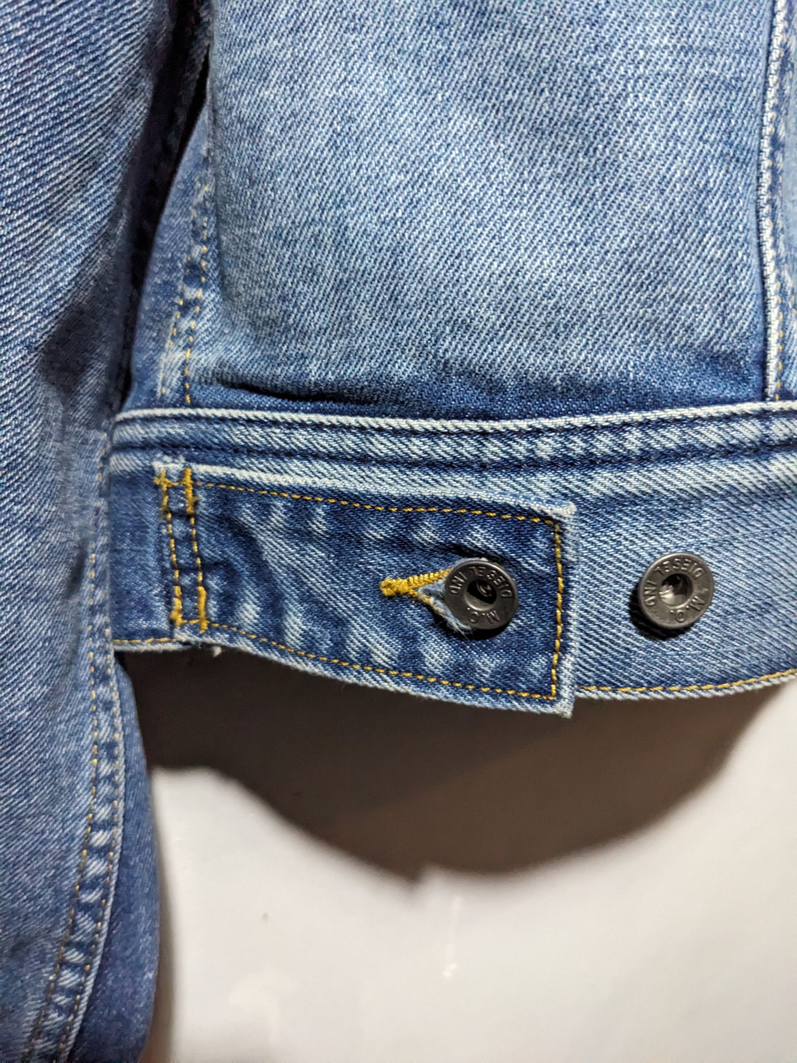 Diesel DIESEL GREGG Denim Trucker Jacket Flap Pocket Colllar Blu XL Size US XL / EU 56 / 4 - 4 Thumbnail