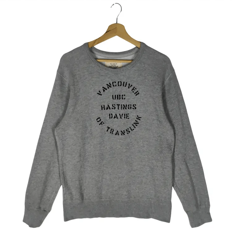 Japanese Brand Back Number Sweatshirts Size US L / EU 52-54 / 3 - 1 Thumbnail