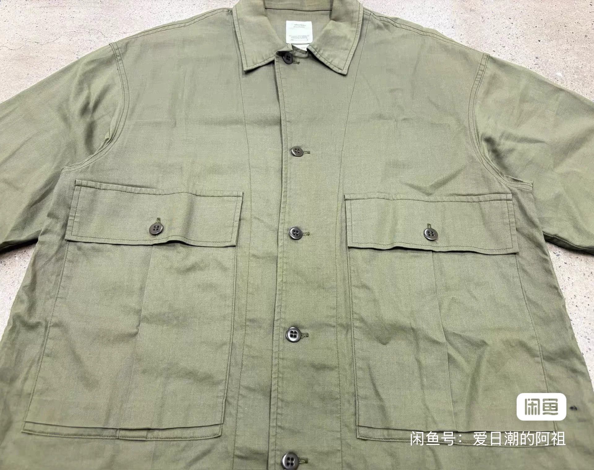 Visvim visvim cornet shirt olive short sleeve jacket Size US M / EU 48-50 / 2 - 6 Thumbnail