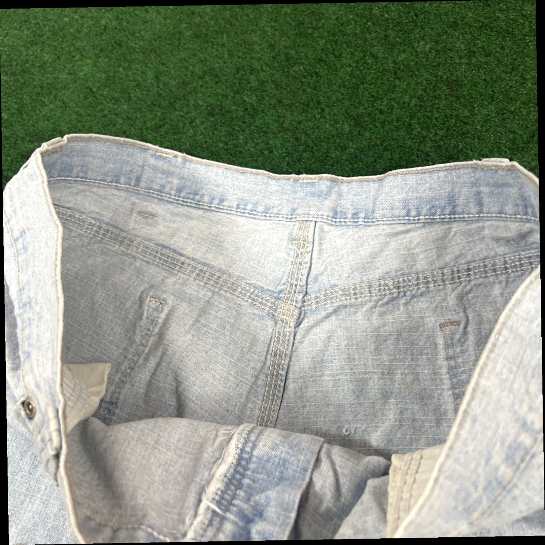 Wrangler Wrangler Men's Blue Denim Jean Shorts Size 36 100%Cotton Summer Casual Size US 36 / EU 52 - 5 Thumbnail