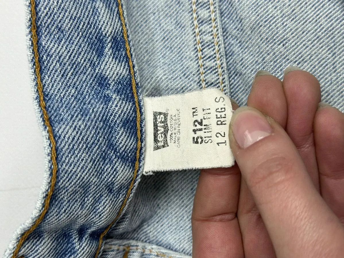 Levi's Vintage Clothing Vintage Made USA LEVIS 512 Denim Pants Cargo Distressed Y2K Size US 31 - 7 Thumbnail