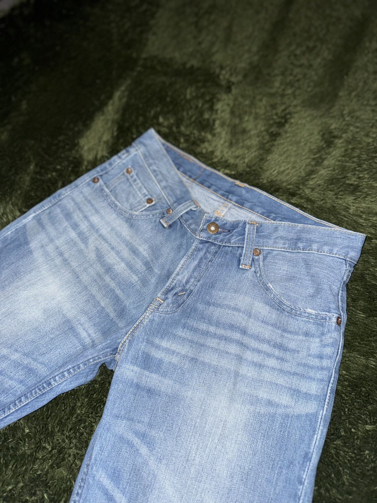Levi's [30x14] Levi’s 502 Japan Release Zip Pocket Denim Shorts Size US 30 / EU 46 - 2 Thumbnail