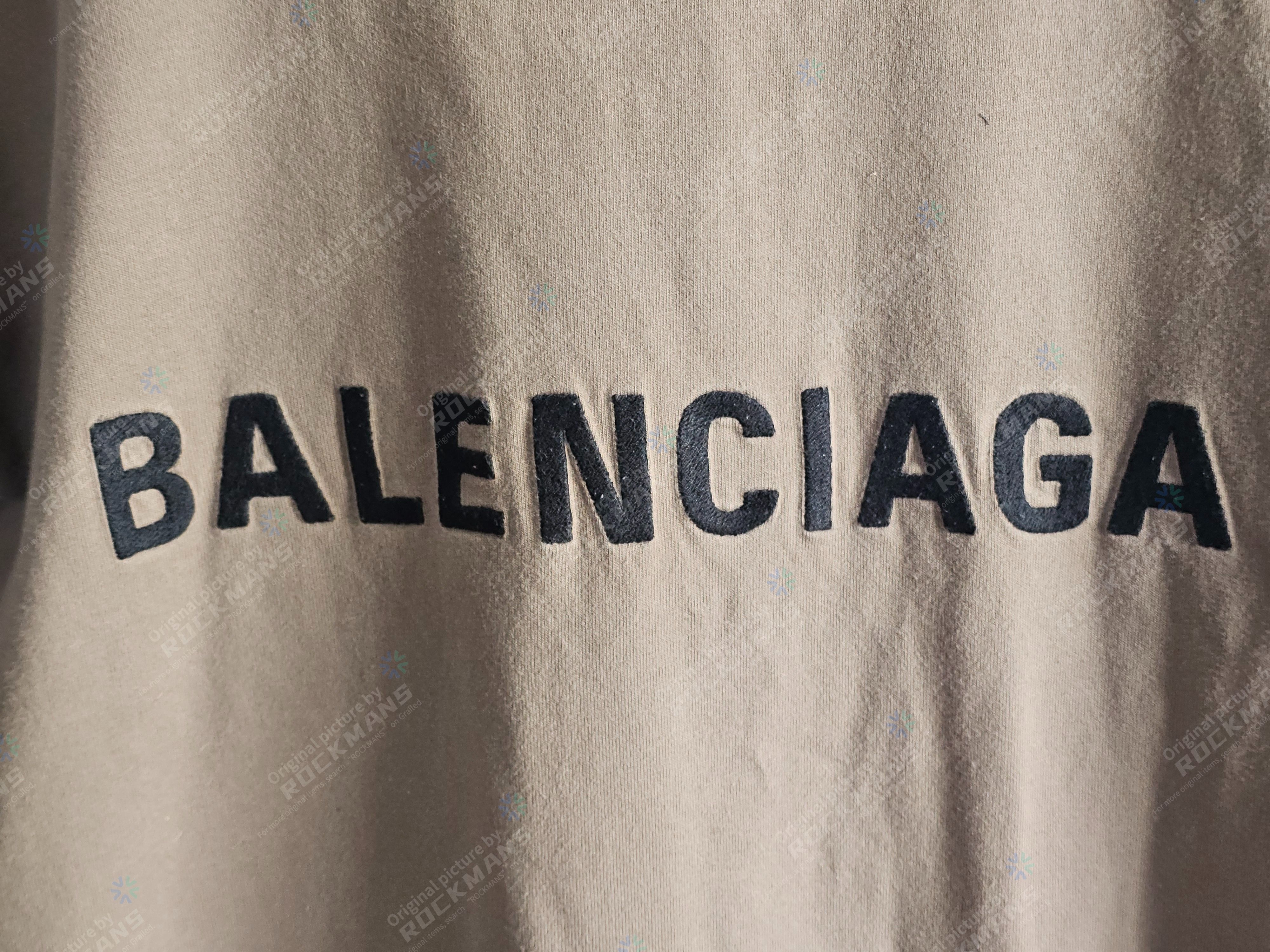 Balenciaga Balenciaga SS22 Knit Crew-Neck Embroidered Logo T-Shirt S Size US S / EU 44-46 / 1 - 6 Thumbnail