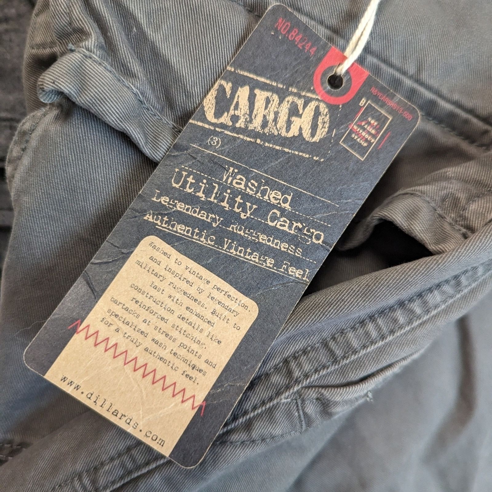Roundtree & Yorke NWT Roundtree & Yorke Washed Utility Cargo Shorts 42x 15 Size US 42 / EU 58 - 3 Thumbnail