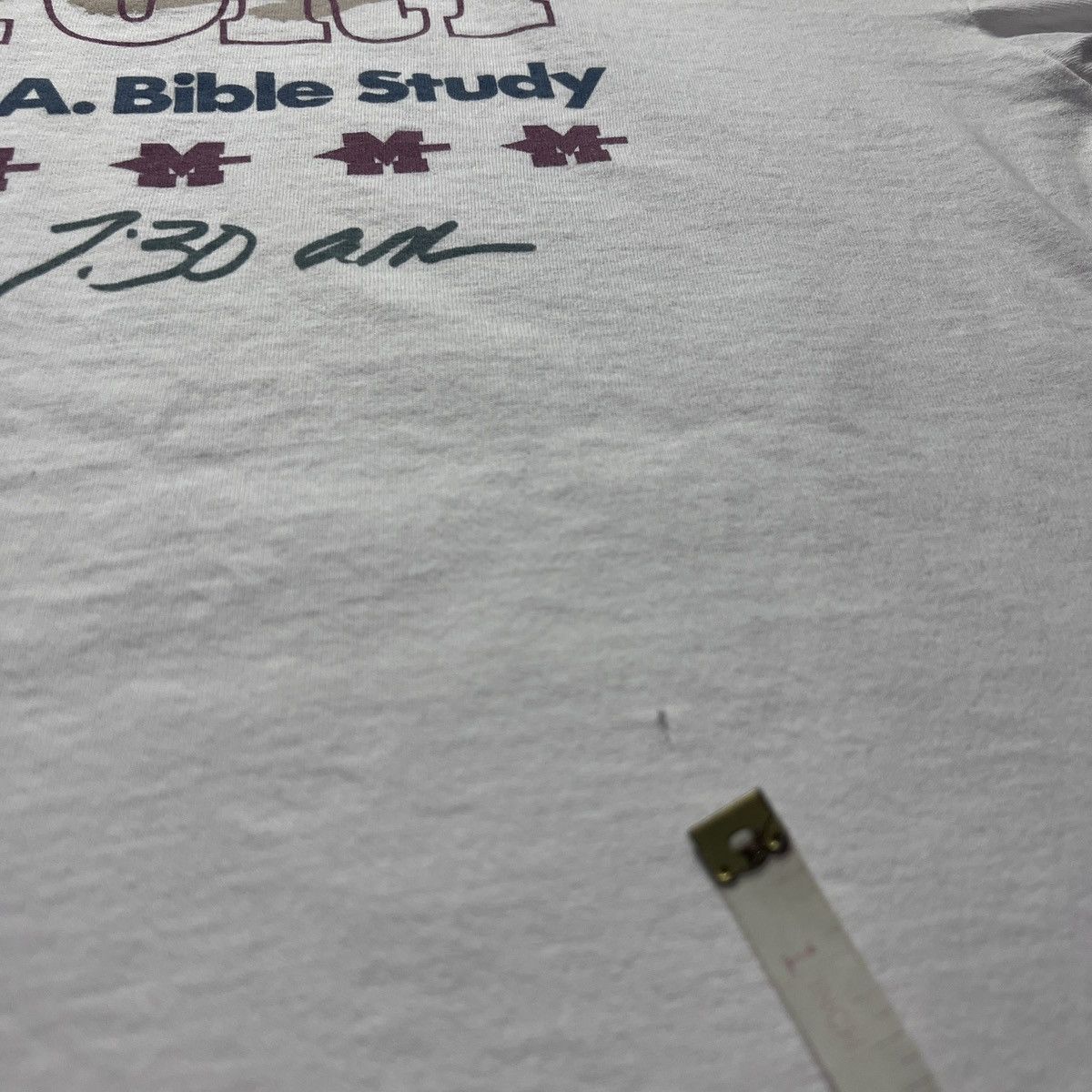 Vintage Vintage 90s FCA Bible Study Jesus God Holy Promo Tee 2XL Size US XXL / EU 58 / 5 - 10 Thumbnail