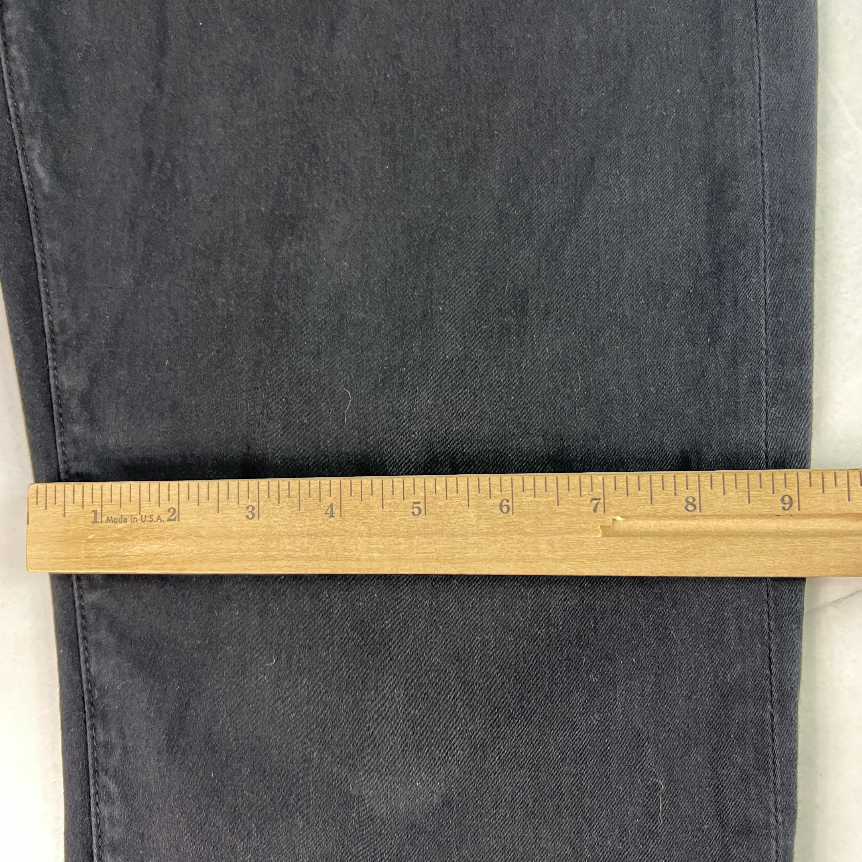 AG Adriano Goldschmied Adriano Goldschmied Everett Slim Straight Black Chinos Size US 35 - 18 Thumbnail