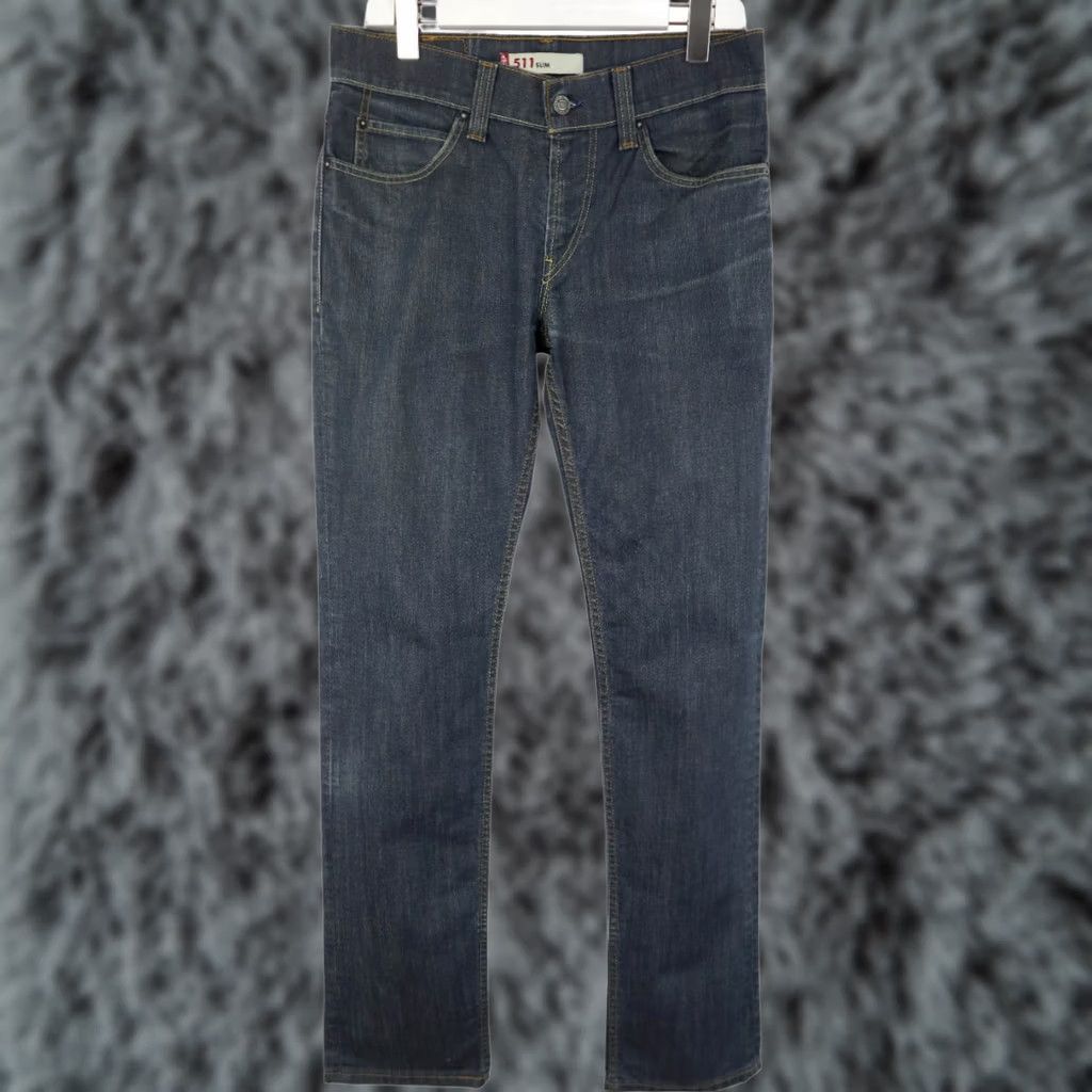 Levi's Levi's Jeans Men's 511 Straight Leg W32/L34 Blue Zip Fly Stretch Regular Fit Size US 32 / EU 48 - 1 Thumbnail
