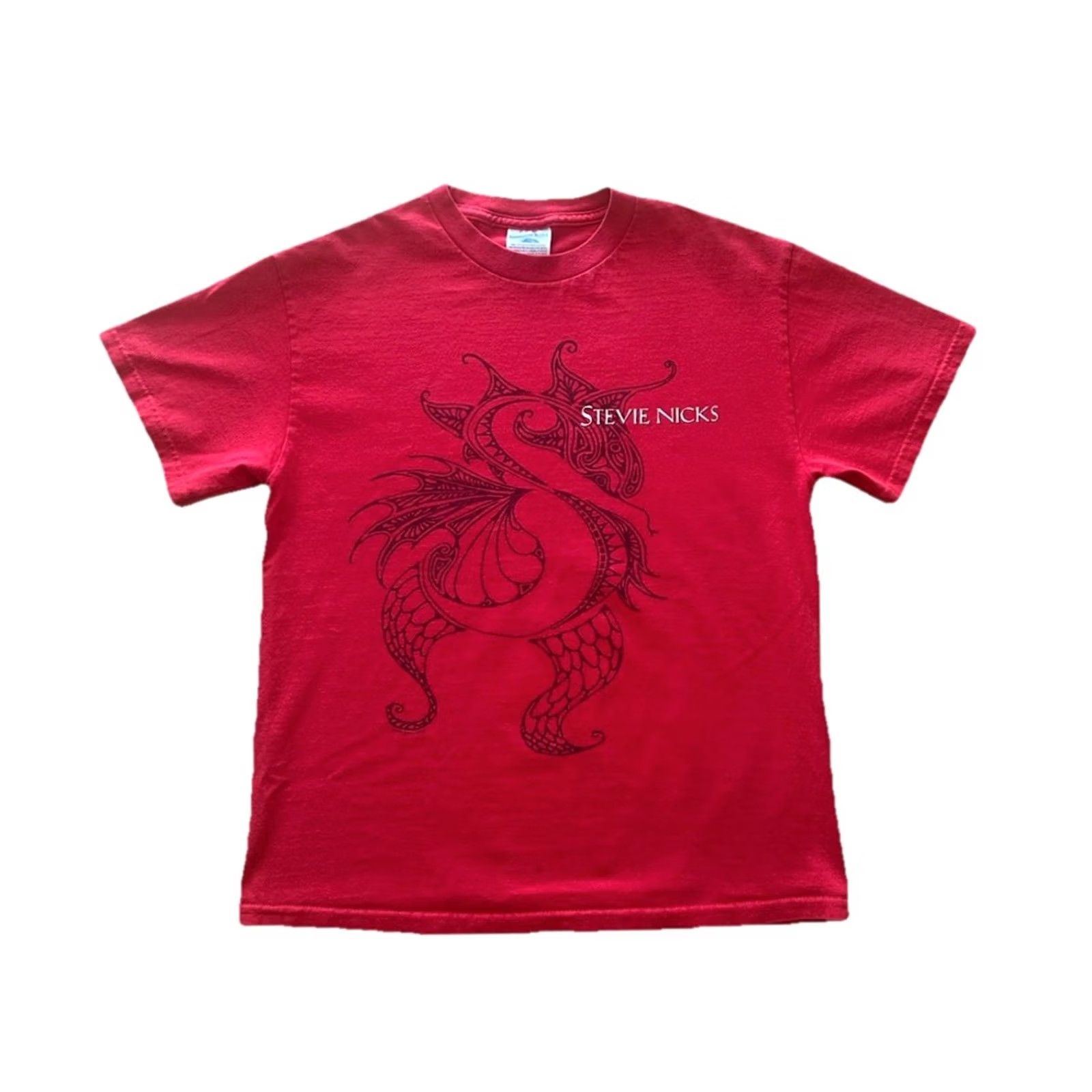 Doublet VINTAGE Stevie Nicks Trouble In Shangri LA 2001 Tee Red T-Shirt Double Sided Med Men M Red Size US M / EU 48-50 / 2 - 2 Thumbnail