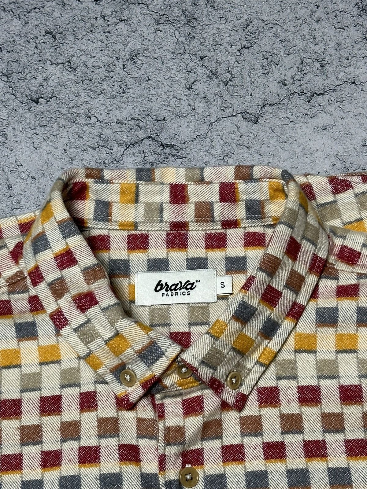Other Brava Fabrics Pattern Flannel Organic Cotton Shirt Size US S / EU 44-46 / 1 - 7 Thumbnail