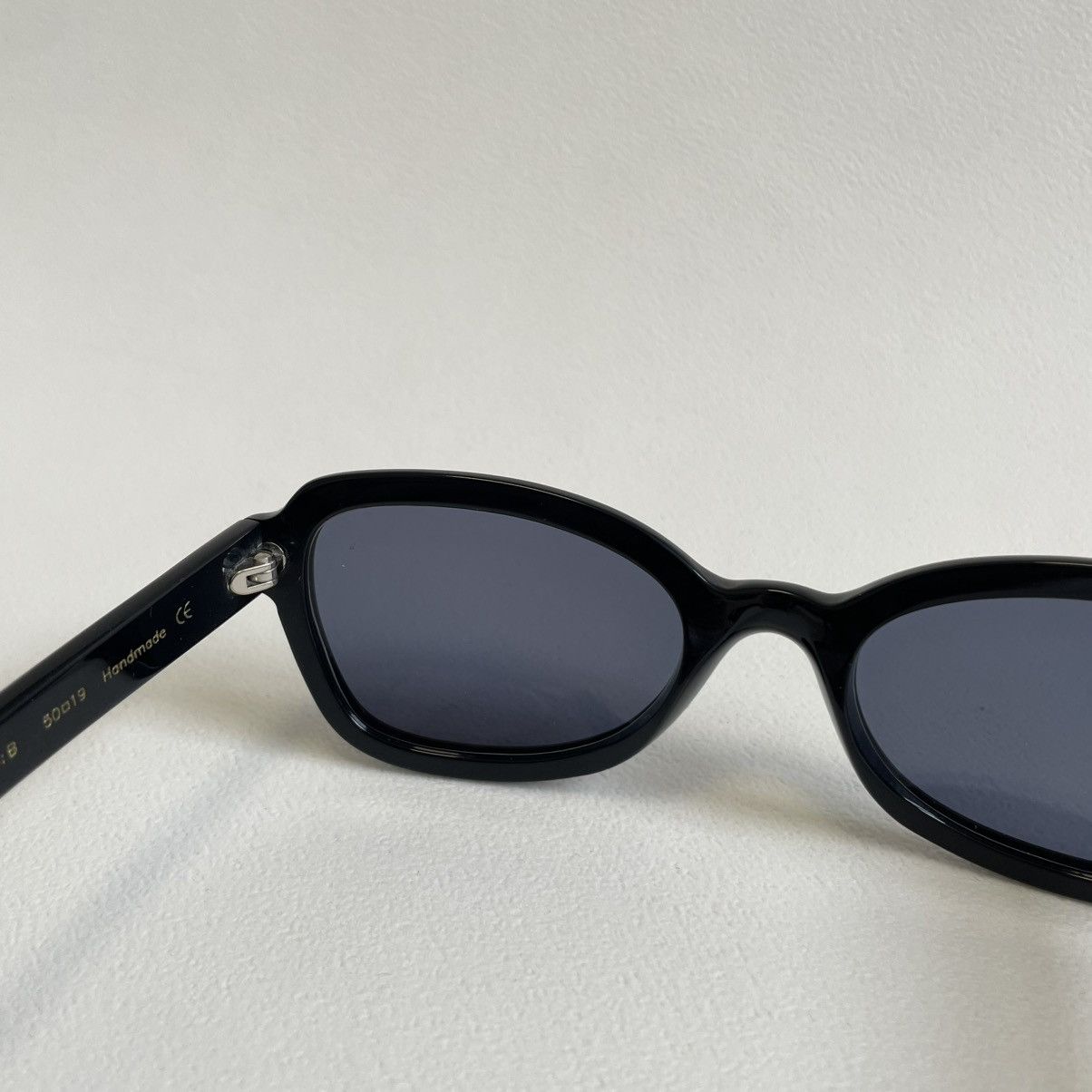 Cutler and Gross Black ‘Oval Shape Lens’ Vintage Sunglasses Size ONE SIZE - 11 Thumbnail