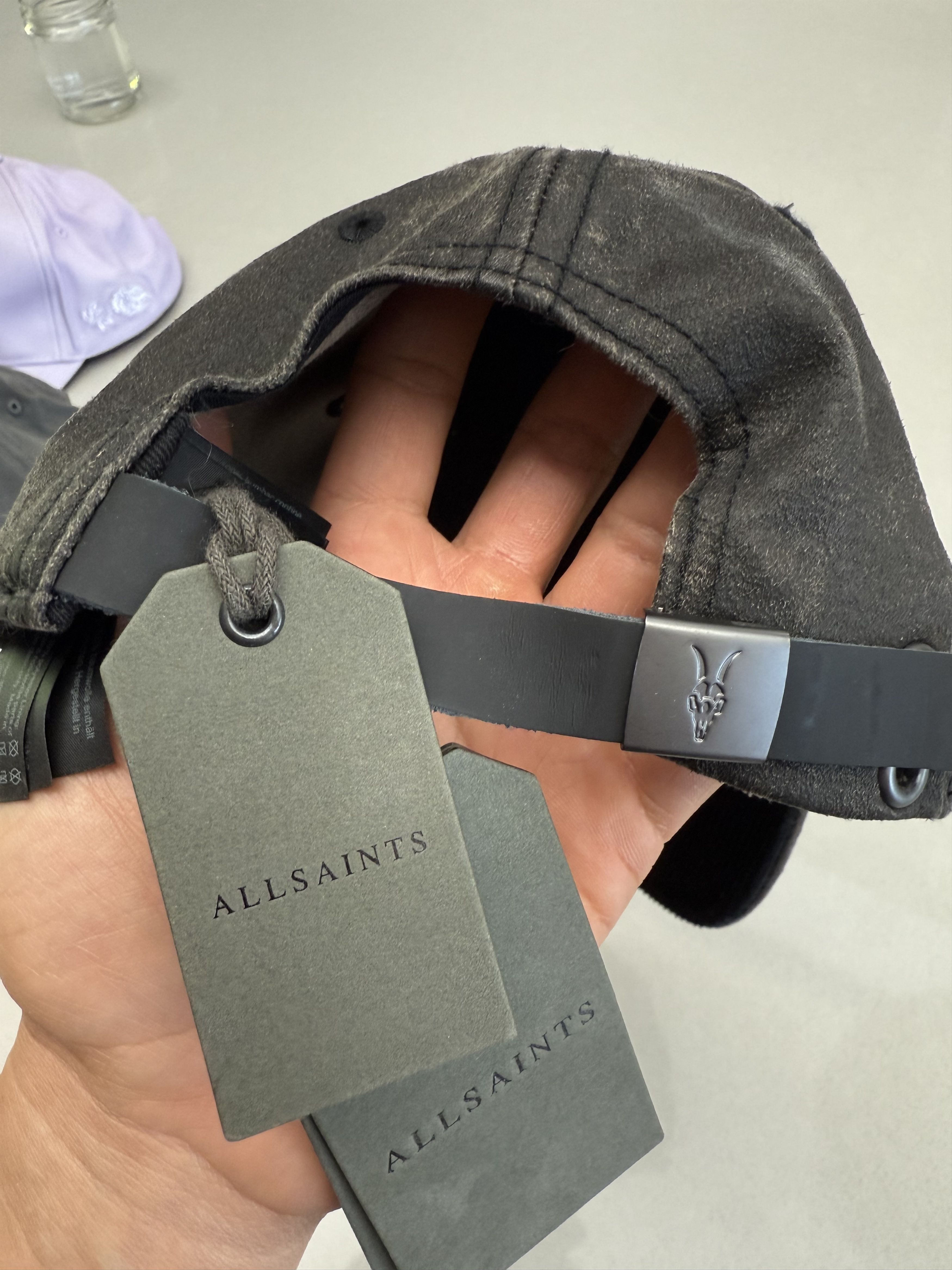 Allsaints Distressed Leather Allsaints Size ONE SIZE - 4 Thumbnail