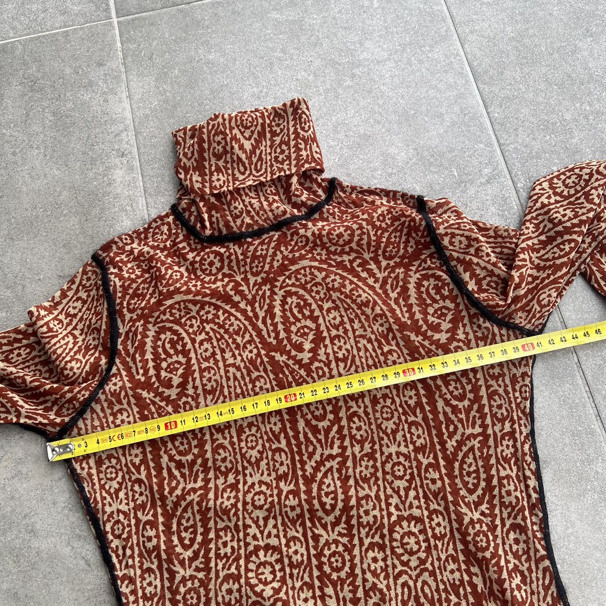 Jean Paul Gaultier Jean paul gaultier 1990’s turtleneck mesh top tribal tatoo Size M / US 6-8 / IT 42-44 - 6 Thumbnail