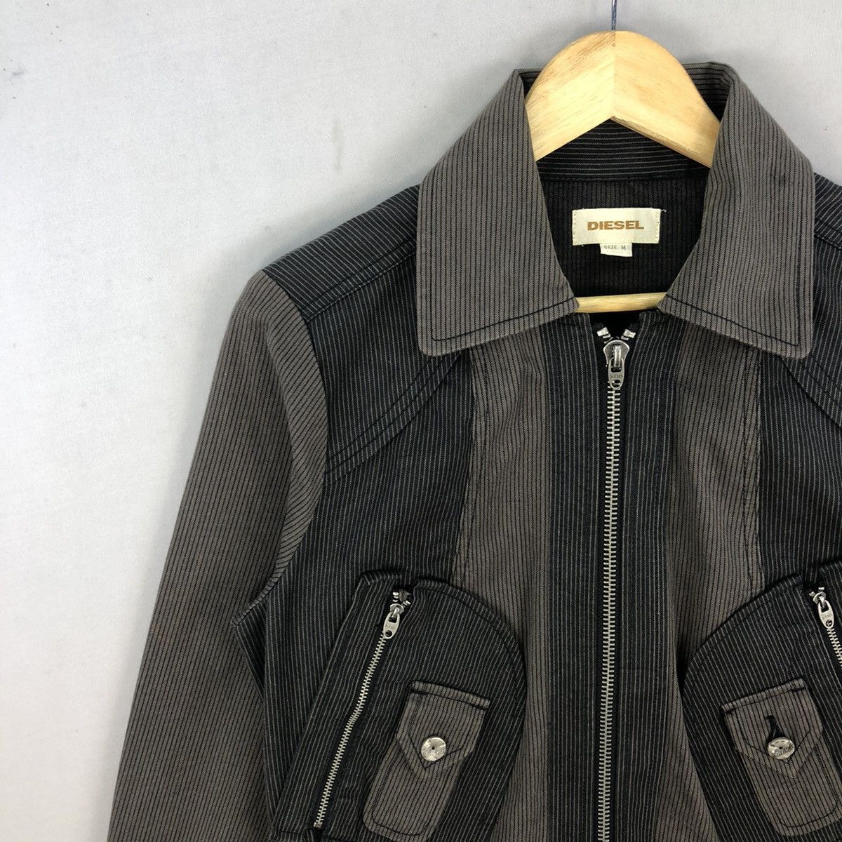 Diesel Avant Garde 💥 Vintage Diesel Cargo Jacket Size S / US 4 / IT 40 - 3 Thumbnail