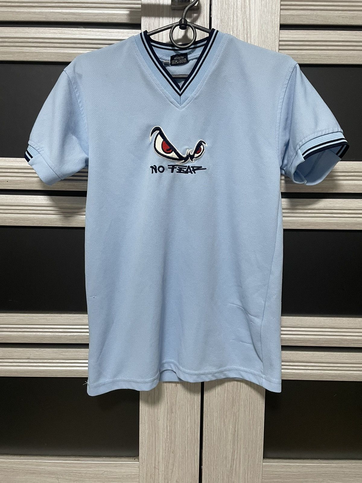 No Fear Vintage NO FEAR Center Logo Embroidered T Shirt Tee Size US S / EU 44-46 / 1 - 1 Thumbnail