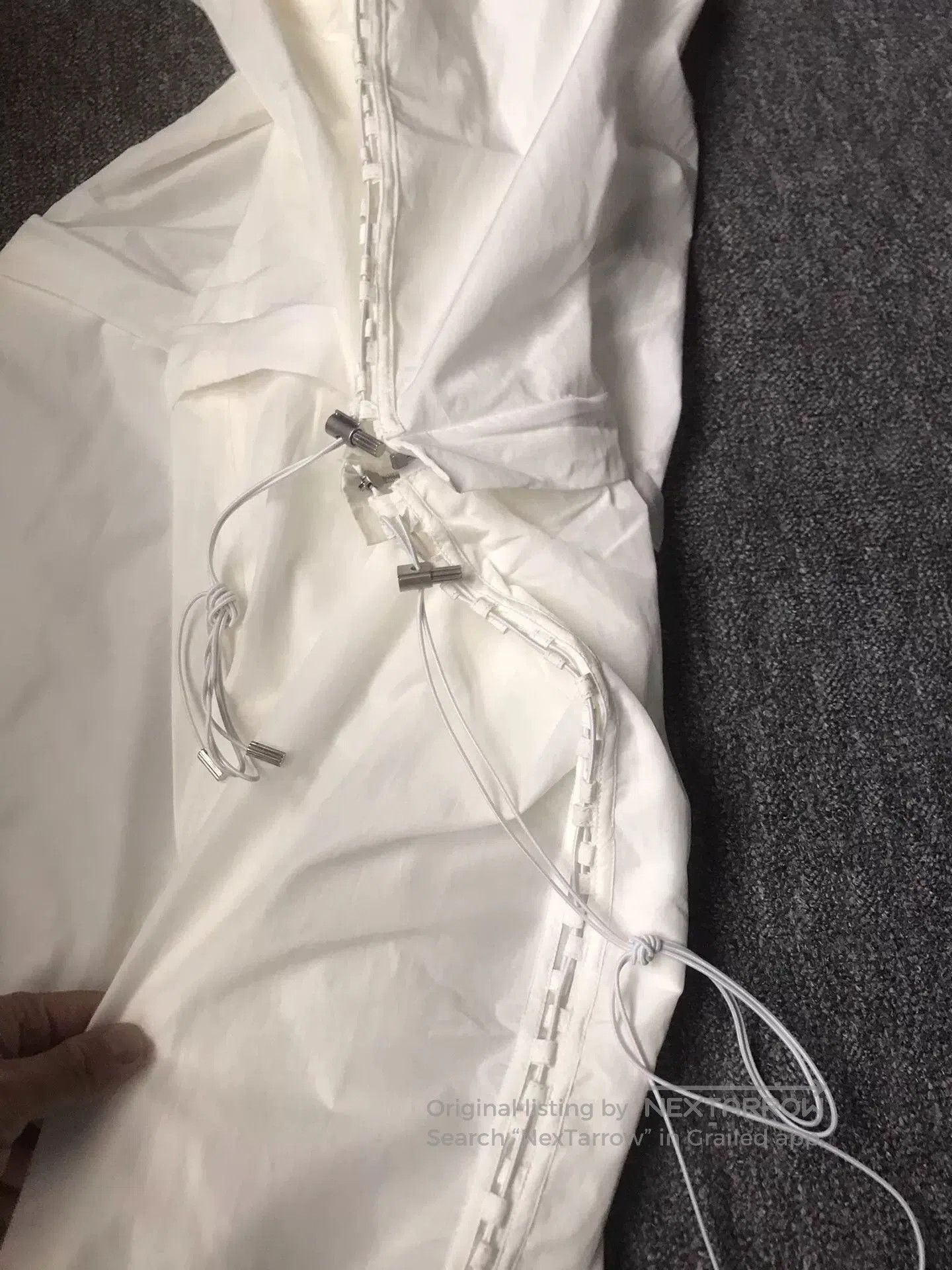 Salvatore Ferragamo Ferragamo White Detachable Casual Pants. Size US 32 / EU 48 - 3 Thumbnail