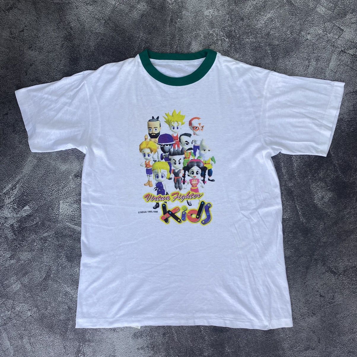 Vintage Rare Anime Virtua Fighter Kids 1996 Game Tee