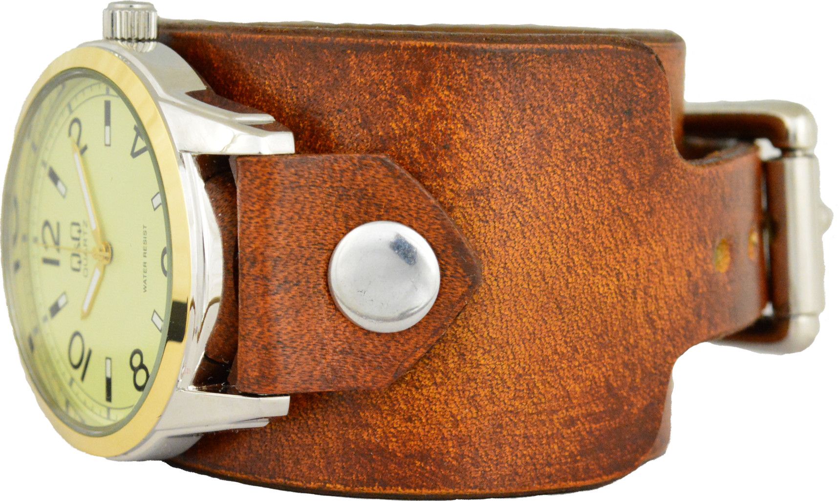 Other Brown Leather Cuff Watch Size ONE SIZE - 2 Thumbnail