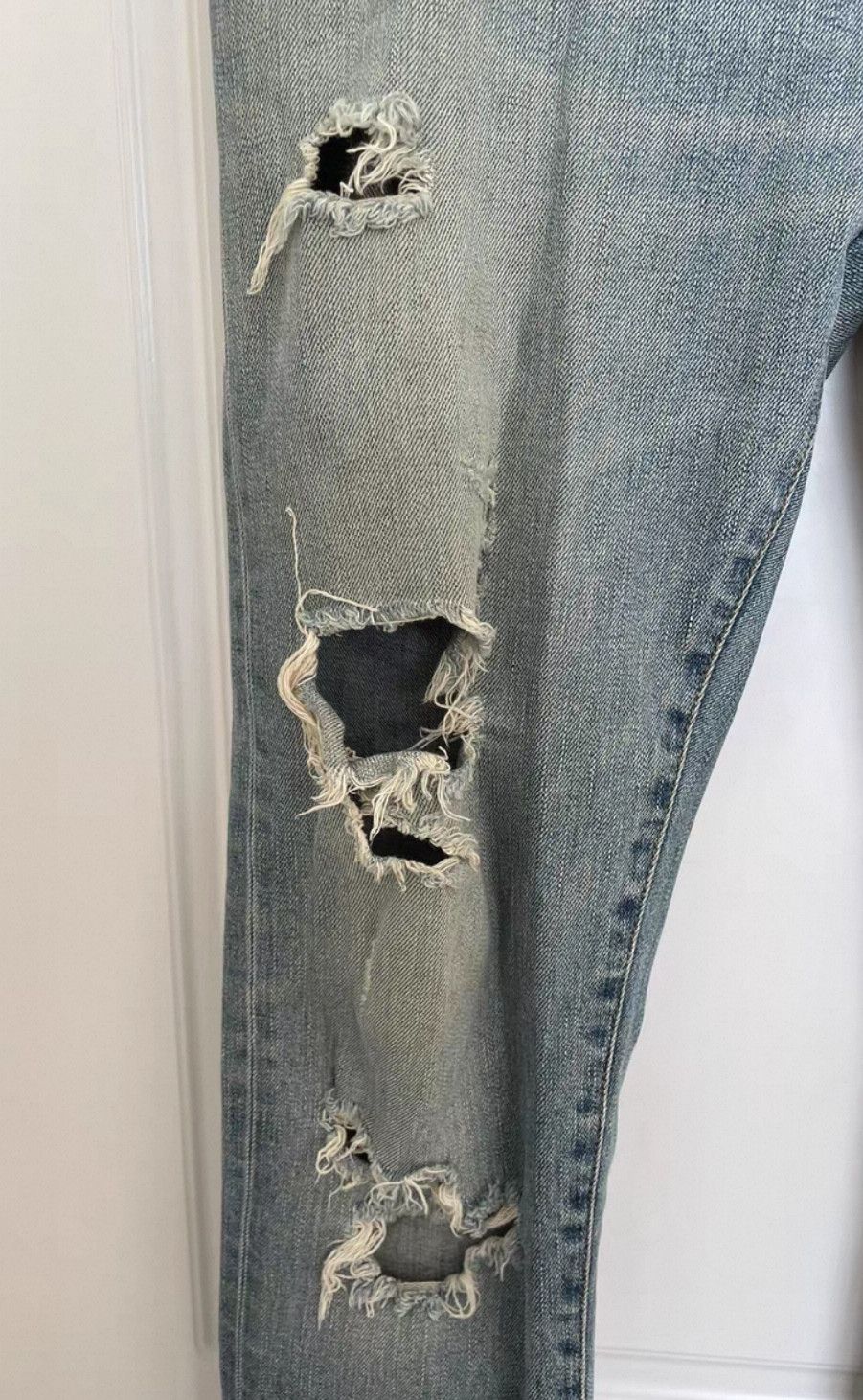 Saint Laurent Paris Saint Laurent Paris 14SS Ghost Claw Corroded Jeans. Size US 31 - 2 Thumbnail