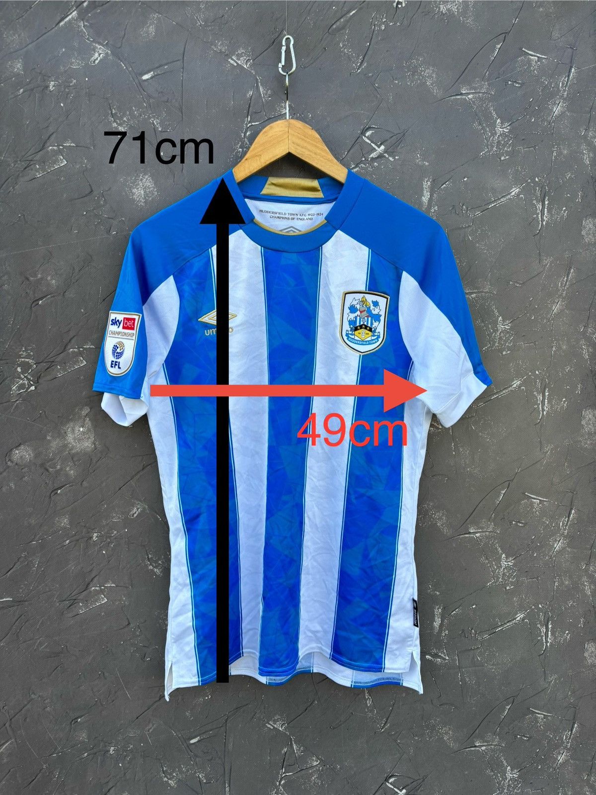 Umbro HUDDERSFIELD TOWN JACK RUDONI #8 jersey Size US S / EU 44-46 / 1 - 3 Thumbnail