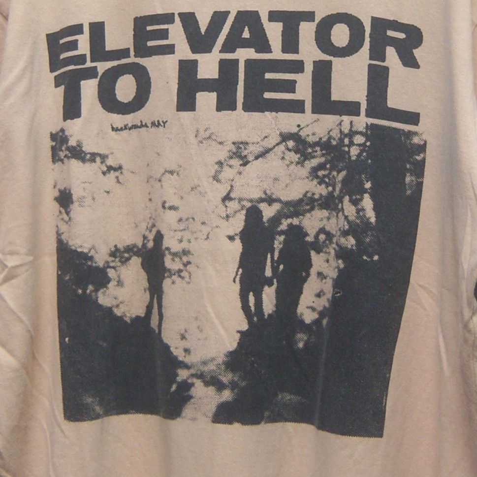 Band Tees Elevator To Hell From Ep Backwards May T Shirt Size US XL / EU 56 / 4 - 4 Thumbnail