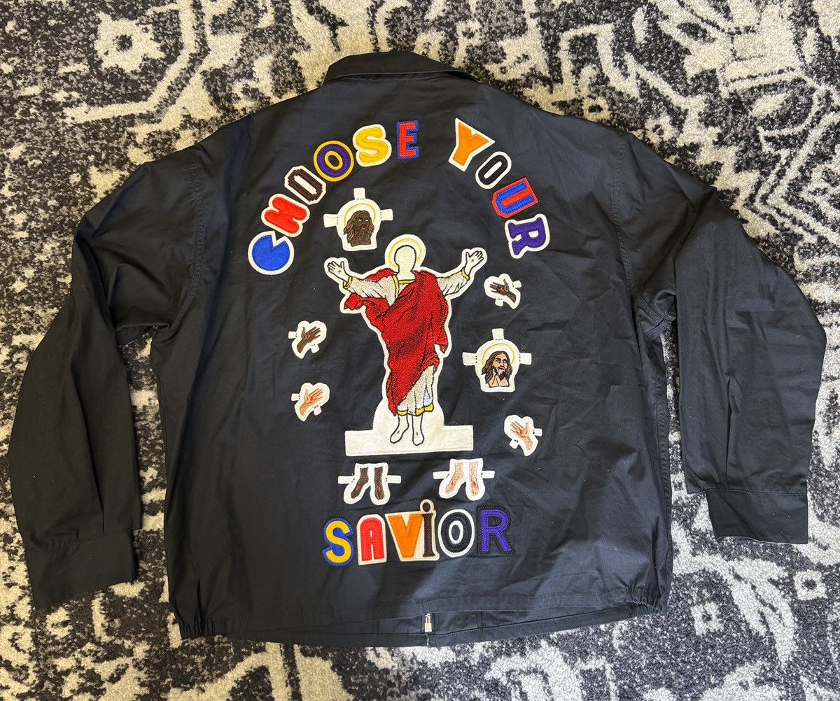DENIM TEARS × Saint Michael Saint Mxxxxxx Denim Tears Embroidered Jacket Black XL Size US XL / EU 56 / 4 - 4 Thumbnail