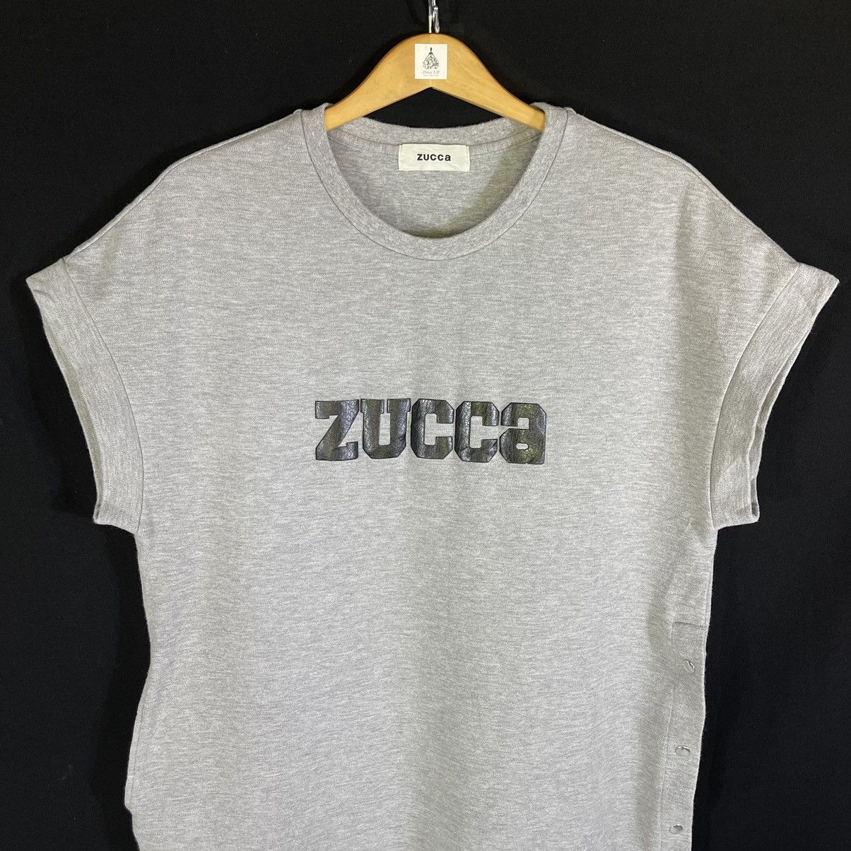 Issey Miyake × Zucca Rare! Zucca by Issey Miyake Spell Out Side Snap Button Dress Size XL / US 12-14 / IT 48-50 - 3 Thumbnail