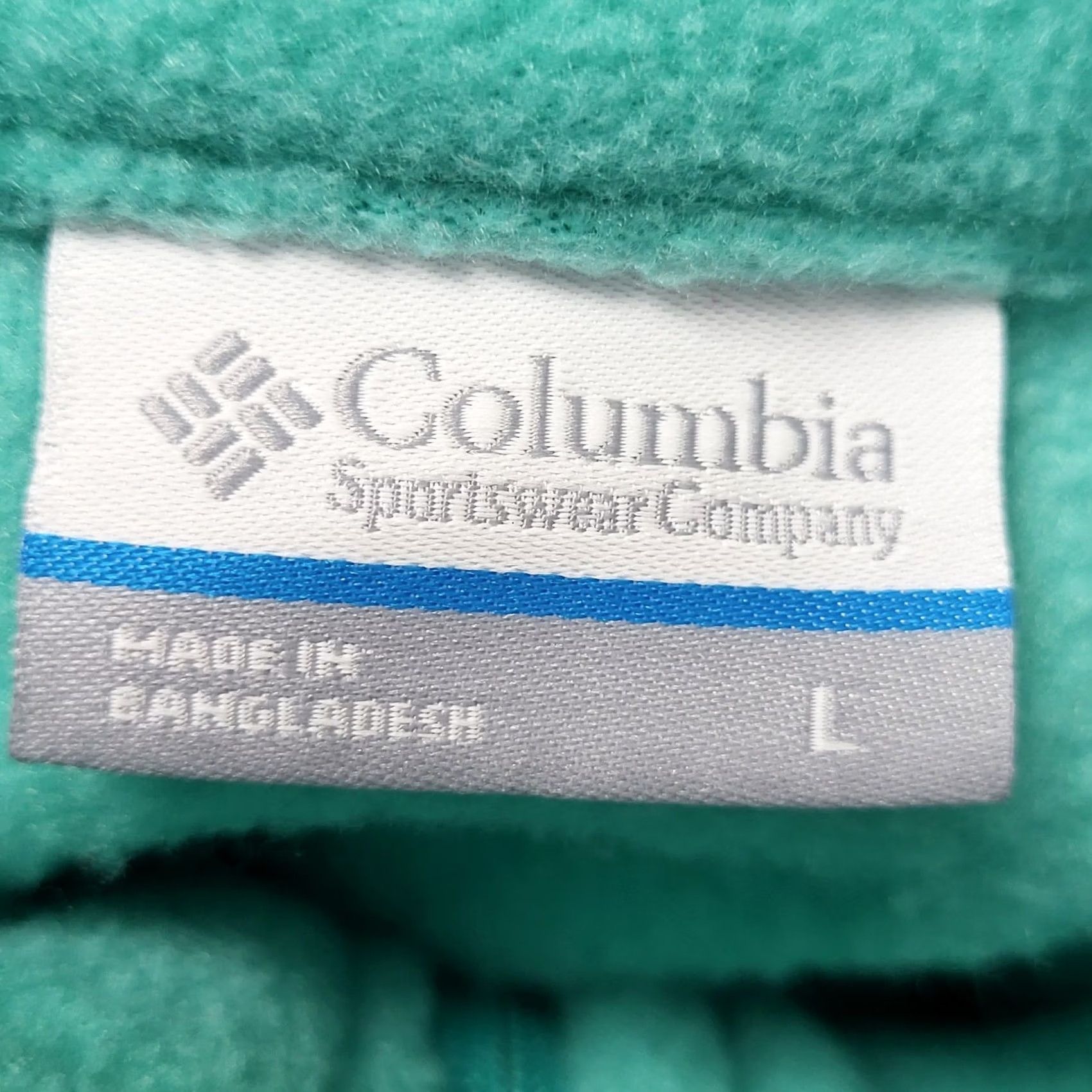 Vintage Columbia Fleece Vest Womens Large Full Zip Sleeveless Turquoise Blue Jacket Vest Blue Zip Pockets Casual Women Size L / US 10 / IT 46 - 5 Thumbnail