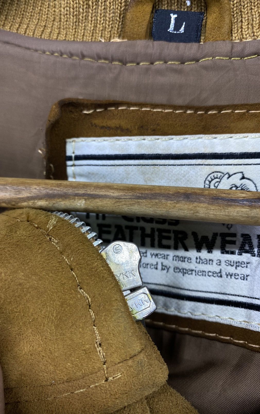 Japanese Brand Vintage Hi-Class Leather Wear Sheep Skin Leather Jacket Size US L / EU 52-54 / 3 - 8 Thumbnail