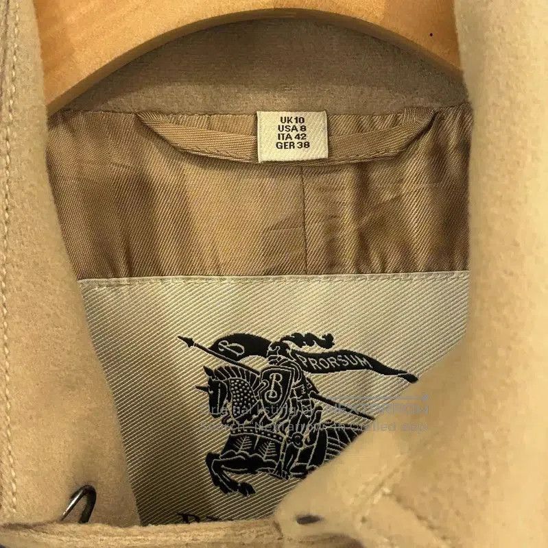 Burberry Burberry Camel Double-Breasted Wool Coat. Size XL / US 12-14 / IT 48-50 - 4 Thumbnail