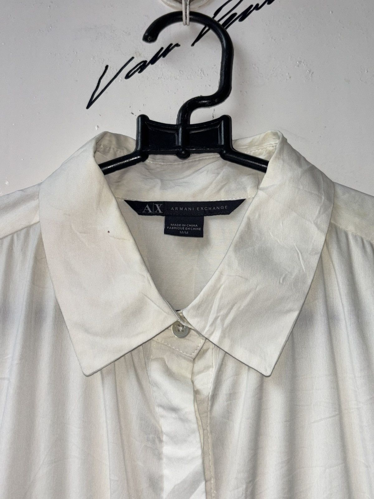 Armani Exchange ARMANI EXCHANGE White Shirt Size US XS / EU 42 / 0 - 15 Thumbnail