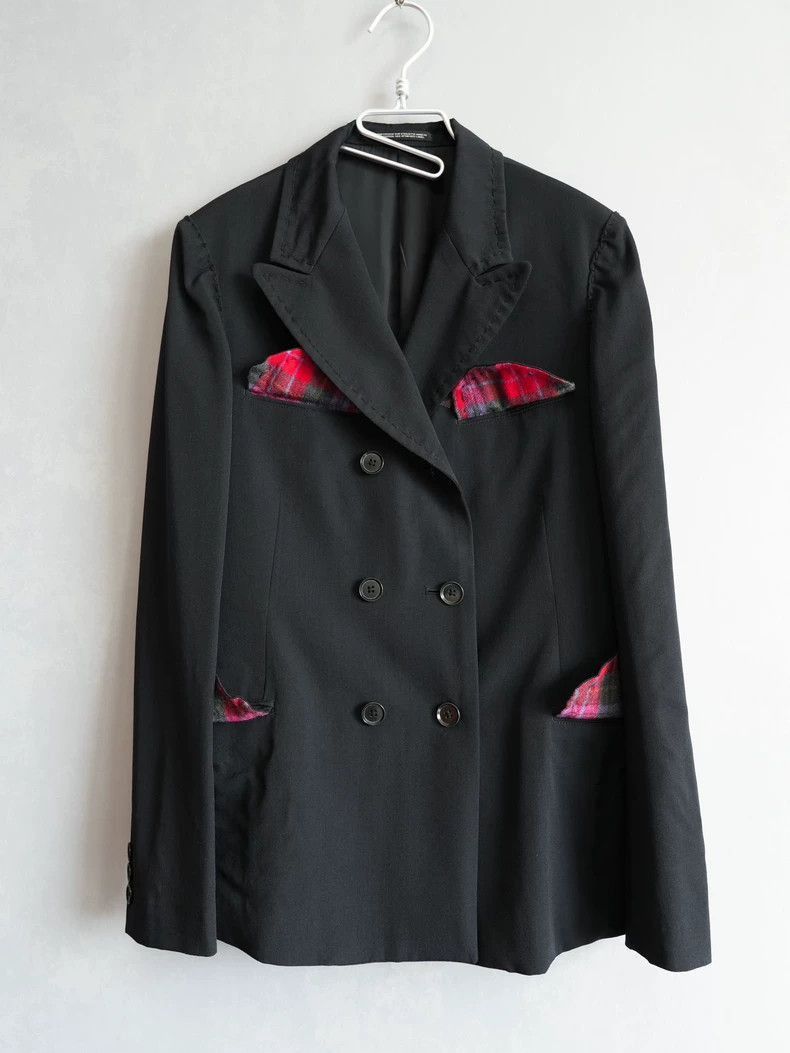 Yohji Yamamoto Yohji Yamamoto 08AW Scottish plaid stitched jacket-2505 Size US S / EU 44-46 / 1 - 1 Thumbnail