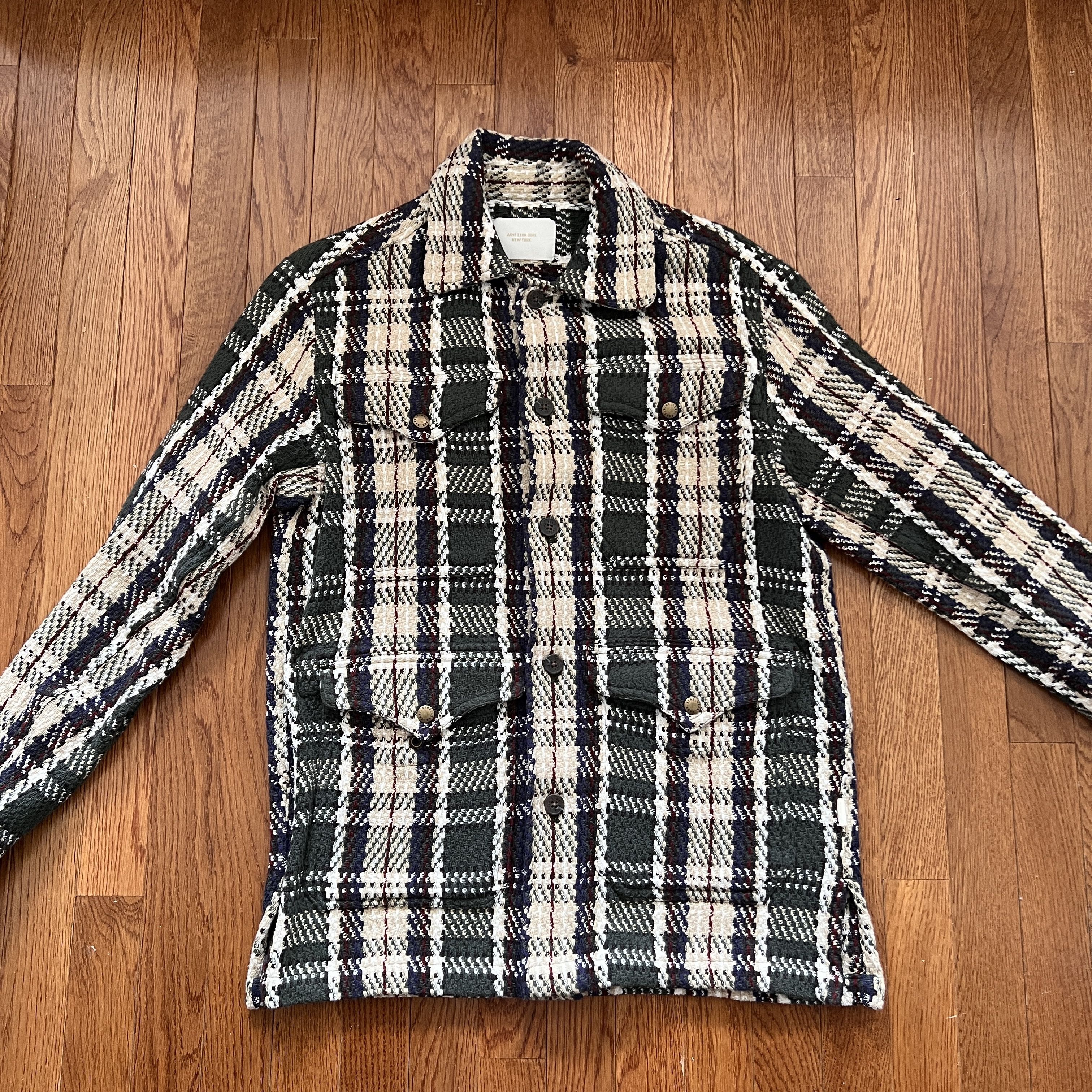 Aime Leon Dore Aime Leon Dore/ALD Woven Plaid Overshirt Green/White XS Size US XS / EU 42 / 0 - 1 Thumbnail