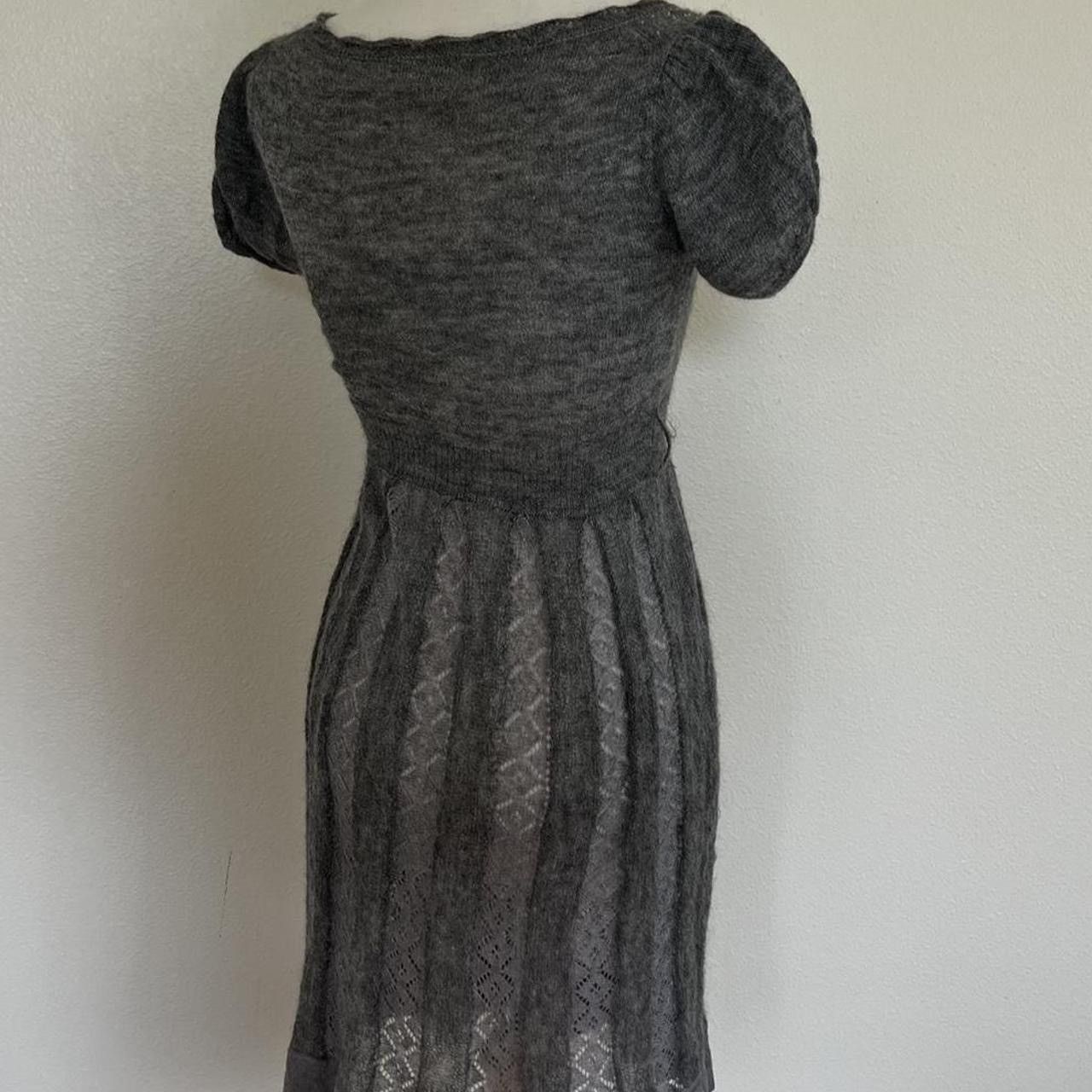 Japanese Brand Japanese Wool Babydoll “Private Label” Dress Made in Japan Size S / US 4 / IT 40 - 4 Thumbnail