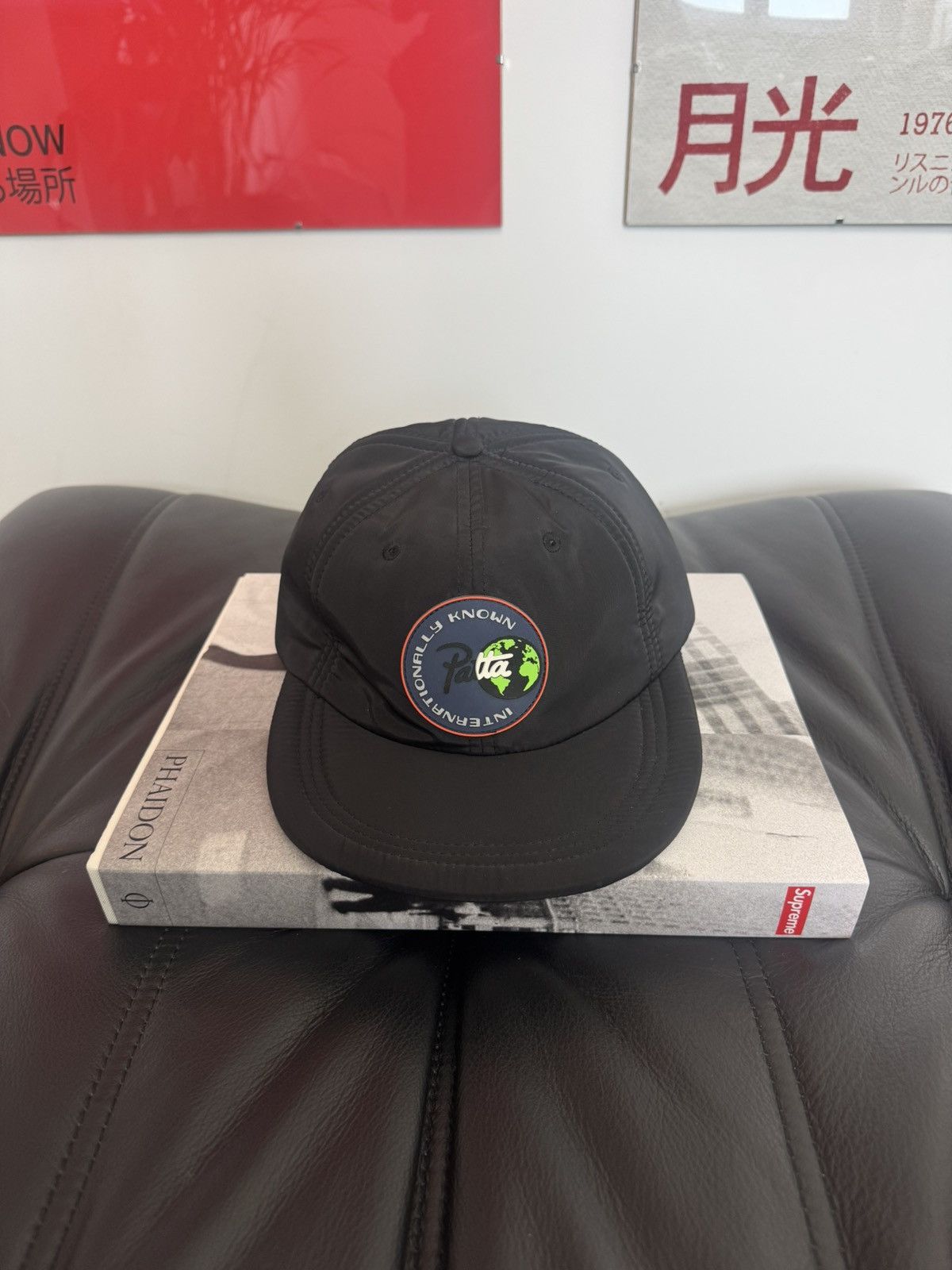 Patta Patta Satin Sport Cap Black Internationally Know Amsterdam Size ONE SIZE - 1 Thumbnail