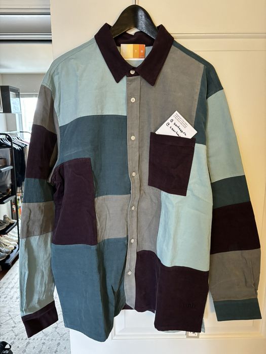 Kith Kith Patchwork Cord Ludlow Shirt | Grailed